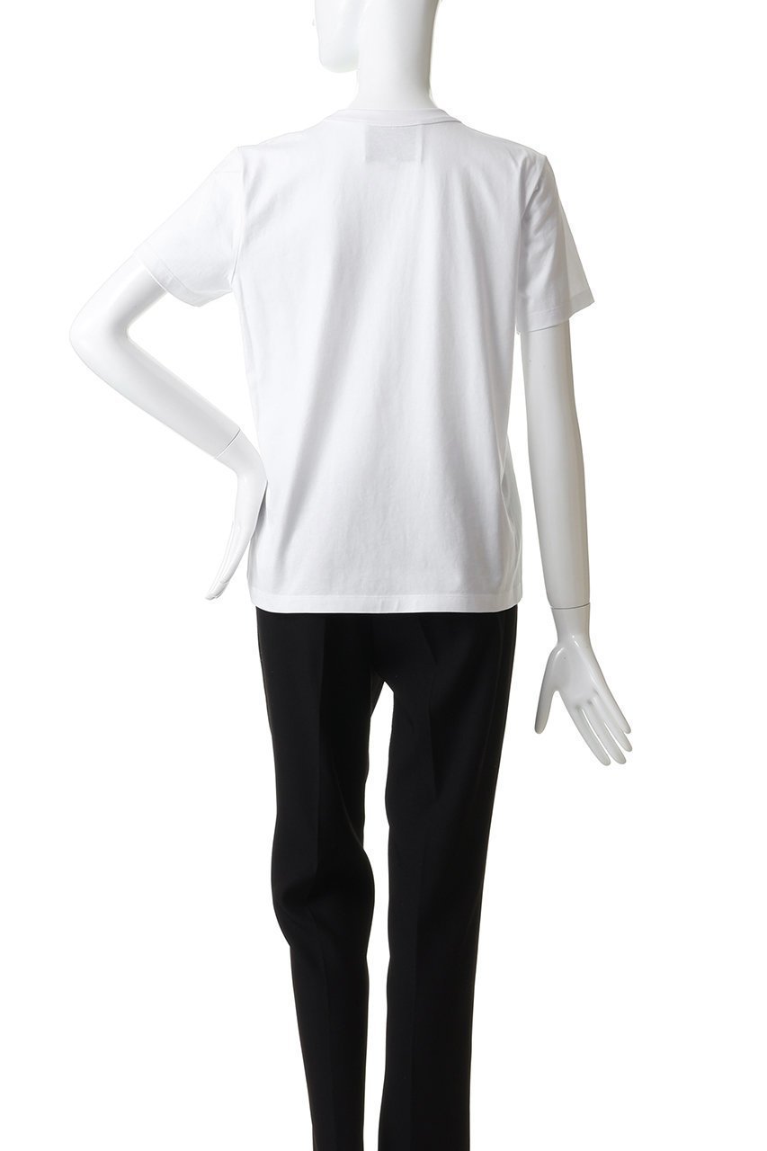 【スリーワン フィリップリム/3.1 Phillip Lim】のマーチ Tシャツ with フラワーアップリケ 人気、トレンドファッション・服の通販 founy(ファニー) 　ファッション　Fashion　レディースファッション　Fashion for Women　トップス・カットソー　Cut & Sew Tops　シャツ・ブラウス・オフィスカジュアル　Elegant Blouses & Button-Ups　ロングTシャツ・Tシャツ　Longline T-Shirts & Tees　カットソー・ベーシックTシャツ　Cut-and-Sewn Tops / Stretch Tees & Basics　インナー　Innerwear　クロップド　Cropped, Short Length　ショート　Short, Short Length　ジャケット　Jacket, Outerwear　スリーブ　Sleeve, Long Sleeve / Short Sleeve　デニム　Denim, Jeans Material　フィット　Fit, Slim Fit　フラワー　Flower, Floral　エレガント 上品　Elegant　other-4|ID: prp329100004929918 ipo3291000000036998791