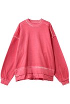 【メゾンスペシャル/MAISON SPECIAL】の【UNISEX】オーバーダイエンブロイダリー クルースウェット PNK(ピンク)|ID: prp329100004929921 ipo3291000000036998835