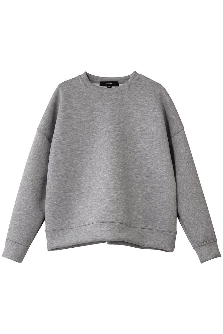 【フローレント/FLORENT】のモノフィラエアクッション プルオーバー インテリア・キッズ・メンズ・レディースファッション・服の通販 founy(ファニー) 　ファッション　Fashion　レディースファッション　Fashion for Women　トップス・カットソー　Cut & Sew Tops　シャツ・ブラウス・オフィスカジュアル　Elegant Blouses & Button-Ups　ロングTシャツ・Tシャツ　Longline T-Shirts & Tees　カジュアルプルオーバー・ニットトップス　Pullovers & Knit Tops / Casual Pullovers　カットソー・ベーシックTシャツ　Cut-and-Sewn Tops / Stretch Tees & Basics　シンプル　Simple, Minimal　スリーブ　Sleeve, Long Sleeve / Short Sleeve　ロング　Long, Long-Length　軽量　Lightweight, Ultra Light　ライトグレー|ID: prp329100004929928 ipo3291000000036998942