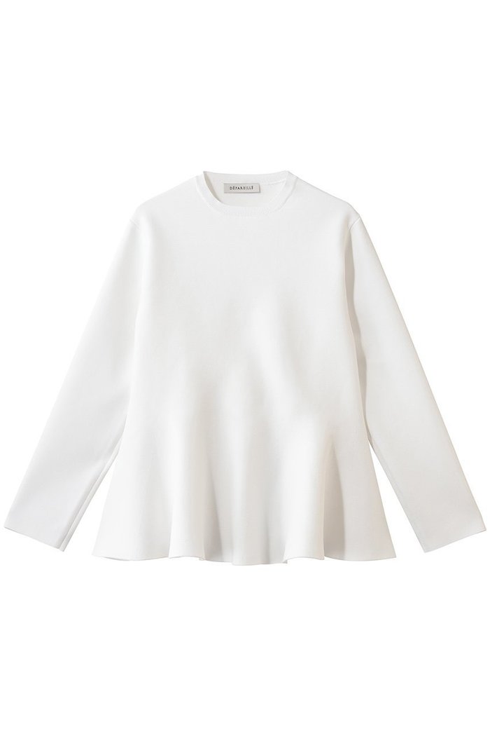 【デパリエ/DEPAREILLE】のポリジャージーフレアトップス インテリア・キッズ・メンズ・レディースファッション・服の通販 founy(ファウニー) https://founy.com/ ファッション Fashion レディースファッション Fashion for Women トップス・カットソー Cut & Sew Tops シャツ・ブラウス・オフィスカジュアル Elegant Blouses & Button-Ups ロングTシャツ・Tシャツ Longline T-Shirts & Tees カットソー・ベーシックTシャツ Cut-and-Sewn Tops / Stretch Tees & Basics シンプル Simple, Minimal スリーブ Sleeve, Long Sleeve / Short Sleeve フレア Flare, Flared ロング Long, Long-Length |ID: prp329100004929941 ipo3291000000036999053