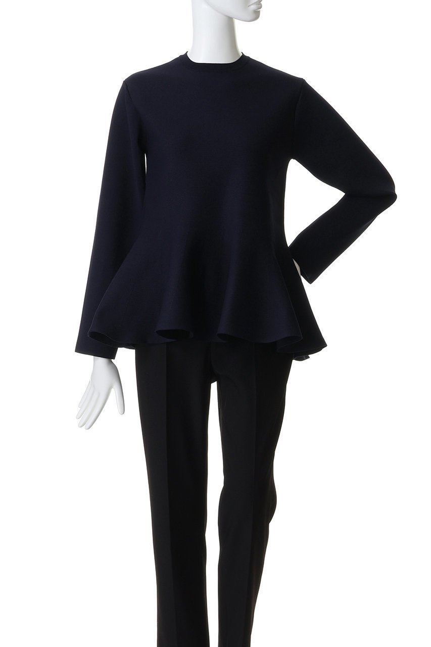 【デパリエ/DEPAREILLE】のポリジャージーフレアトップス 人気、トレンドファッション・服の通販 founy(ファニー) 　ファッション　Fashion　レディースファッション　Fashion for Women　トップス・カットソー　Cut & Sew Tops　シャツ・ブラウス・オフィスカジュアル　Elegant Blouses & Button-Ups　ロングTシャツ・Tシャツ　Longline T-Shirts & Tees　カットソー・ベーシックTシャツ　Cut-and-Sewn Tops / Stretch Tees & Basics　シンプル　Simple, Minimal　スリーブ　Sleeve, Long Sleeve / Short Sleeve　フレア　Flare, Flared　ロング　Long, Long-Length　再入荷　Restock / Back in Stock　other-2|ID: prp329100004929941 ipo3291000000036999060