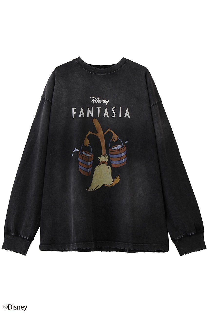 【メゾンスペシャル/MAISON SPECIAL】の【UNISEX】【MOVIE SERIES】「FANTASIA」-BROOM-ロングスリーブTシャツ 人気、トレンドファッション・服の通販 founy(ファニー) 　ファッション　Fashion　レディースファッション　Fashion for Women　トップス・カットソー　Cut & Sew Tops　シャツ・ブラウス・オフィスカジュアル　Elegant Blouses & Button-Ups　ロングTシャツ・Tシャツ　Longline T-Shirts & Tees　カットソー・ベーシックTシャツ　Cut-and-Sewn Tops / Stretch Tees & Basics　ユニセックス　Unisex, Genderless　インナー　Innerwear　キャラクター　Character, Licensed Characters　クラシック　Classic, Timeless Style　グラフィック　Graphic, Graphic Design　スリーブ　Sleeve, Long Sleeve / Short Sleeve　ビンテージ　Vintage, Retro Style　プリント　Print, Printed Pattern　ユーズド　Used, Vintage-Look　リアル　Real, Realistic　ロング　Long, Long-Length　 other-1|ID: prp329100004929942 ipo3291000000036999068