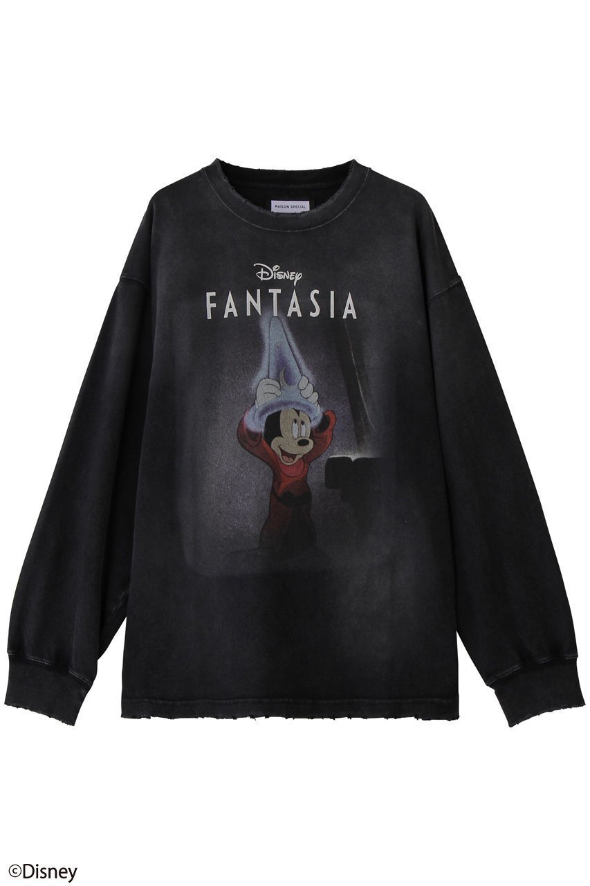 【メゾンスペシャル/MAISON SPECIAL】の【UNISEX】【MOVIE SERIES】「FANTASIA」-HAT-ロングスリーブTシャツ 人気、トレンドファッション・服の通販 founy(ファニー) 　ファッション　Fashion　レディースファッション　Fashion for Women　トップス・カットソー　Cut & Sew Tops　シャツ・ブラウス・オフィスカジュアル　Elegant Blouses & Button-Ups　ロングTシャツ・Tシャツ　Longline T-Shirts & Tees　カットソー・ベーシックTシャツ　Cut-and-Sewn Tops / Stretch Tees & Basics　キャップ&ハット　Hats & Caps　ユニセックス　Unisex, Genderless　キャラクター　Character, Licensed Characters　クラシック　Classic, Timeless Style　グラフィック　Graphic, Graphic Design　ショルダー　Shoulder, Shoulder Strap　スリーブ　Sleeve, Long Sleeve / Short Sleeve　トレンド　Trend, Trending Now　ドロップ　Drop Shoulder, Dropped Style　プリント　Print, Printed Pattern　ユーズド　Used, Vintage-Look　リアル　Real, Realistic　ロング　Long, Long-Length　ヴィンテージ　Vintage Style　 other-1|ID: prp329100004929943 ipo3291000000036999088