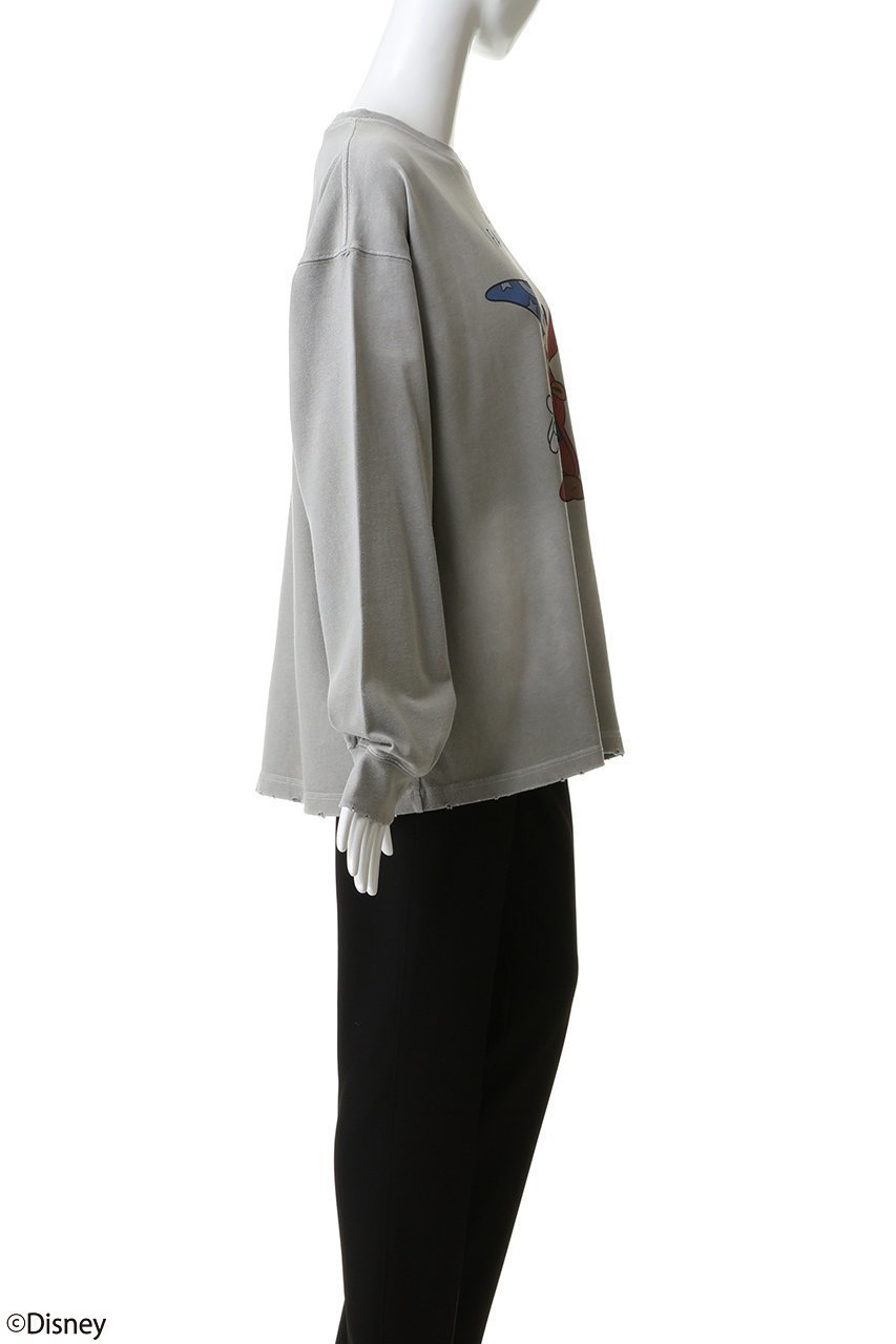 【メゾンスペシャル/MAISON SPECIAL】の【UNISEX】【MOVIE SERIES】「FANTASIA」-HAND-ロングスリーブTシャツ 人気、トレンドファッション・服の通販 founy(ファニー) 　ファッション　Fashion　レディースファッション　Fashion for Women　トップス・カットソー　Cut & Sew Tops　シャツ・ブラウス・オフィスカジュアル　Elegant Blouses & Button-Ups　ロングTシャツ・Tシャツ　Longline T-Shirts & Tees　カットソー・ベーシックTシャツ　Cut-and-Sewn Tops / Stretch Tees & Basics　ユニセックス　Unisex, Genderless　インナー　Innerwear　キャラクター　Character, Licensed Characters　クラシック　Classic, Timeless Style　グラフィック　Graphic, Graphic Design　スリーブ　Sleeve, Long Sleeve / Short Sleeve　プリント　Print, Printed Pattern　ユーズド　Used, Vintage-Look　リアル　Real, Realistic　ロング　Long, Long-Length　ヴィンテージ　Vintage Style　other-3|ID: prp329100004929945 ipo3291000000036999115