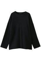 【ミズイロ インド/mizuiro ind】のパイルロングスリーブプルオーバー 人気、トレンドファッション・服の通販 founy(ファニー) ファッション Fashion レディースファッション Fashion for Women トップス・カットソー Cut & Sew Tops シャツ・ブラウス・オフィスカジュアル Elegant Blouses & Button-Ups ロングTシャツ・Tシャツ Longline T-Shirts & Tees カジュアルプルオーバー・ニットトップス Pullovers & Knit Tops / Casual Pullovers カットソー・ベーシックTシャツ Cut-and-Sewn Tops / Stretch Tees & Basics ショート Short, Short Length スリーブ Sleeve, Long Sleeve / Short Sleeve デニム Denim, Jeans Material ボトム Bottoms, Lower Wear リラックス Relax, Relaxed Fit ワイド Wide, Wide Fit thumbnail black|ID: prp329100004929946 ipo3291000000036999129