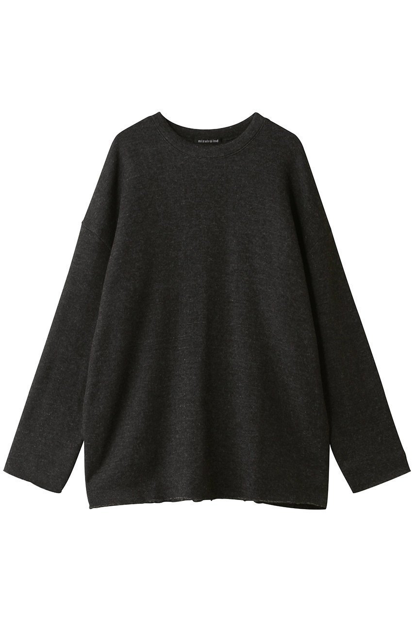 【ミズイロ インド/mizuiro ind】のパイルロングスリーブプルオーバー インテリア・キッズ・メンズ・レディースファッション・服の通販 founy(ファニー) 　ファッション　Fashion　レディースファッション　Fashion for Women　トップス・カットソー　Cut & Sew Tops　シャツ・ブラウス・オフィスカジュアル　Elegant Blouses & Button-Ups　ロングTシャツ・Tシャツ　Longline T-Shirts & Tees　カジュアルプルオーバー・ニットトップス　Pullovers & Knit Tops / Casual Pullovers　カットソー・ベーシックTシャツ　Cut-and-Sewn Tops / Stretch Tees & Basics　ショート　Short, Short Length　スリーブ　Sleeve, Long Sleeve / Short Sleeve　デニム　Denim, Jeans Material　ボトム　Bottoms, Lower Wear　リラックス　Relax, Relaxed Fit　ワイド　Wide, Wide Fit　c.gray|ID: prp329100004929946 ipo3291000000036999132