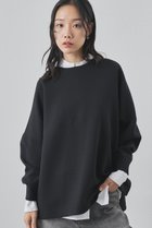 【ウィムガゼット/Whim Gazette】のダブルエアープルオーバー 人気、トレンドファッション・服の通販 founy(ファニー) ファッション Fashion レディースファッション Fashion for Women トップス・カットソー Cut & Sew Tops シャツ・ブラウス・オフィスカジュアル Elegant Blouses & Button-Ups ロングTシャツ・Tシャツ Longline T-Shirts & Tees カジュアルプルオーバー・ニットトップス Pullovers & Knit Tops / Casual Pullovers カットソー・ベーシックTシャツ Cut-and-Sewn Tops / Stretch Tees & Basics クール Cool, Chic シンプル Simple, Minimal ストレッチ Stretch, Stretchy Fabric スリット Slit, Slit Detail スリーブ Sleeve, Long Sleeve / Short Sleeve ロング Long, Long-Length ワイド Wide, Wide Fit thumbnail ブラック|ID: prp329100004929950 ipo3291000000036999197