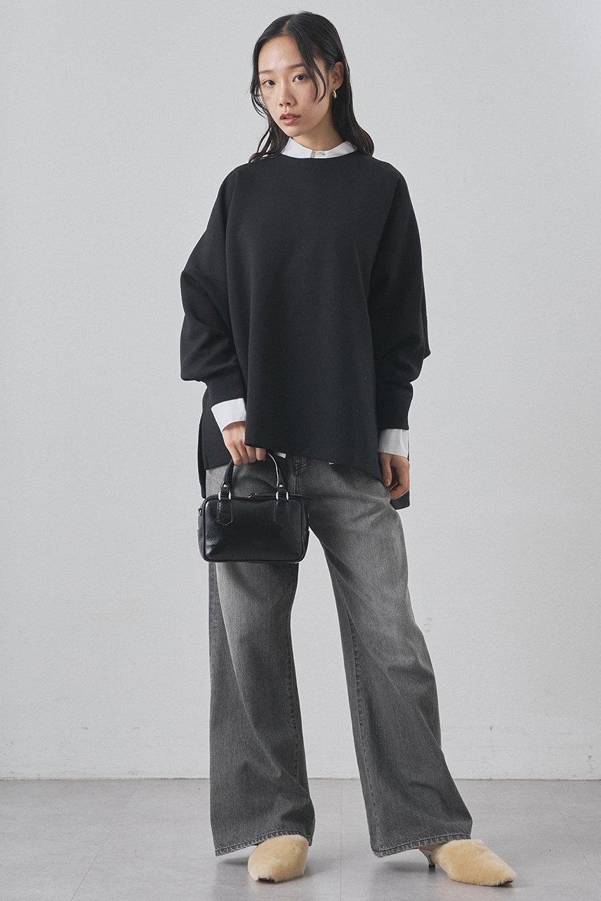 【ウィムガゼット/Whim Gazette】のダブルエアープルオーバー 人気、トレンドファッション・服の通販 founy(ファニー) 　ファッション　Fashion　レディースファッション　Fashion for Women　トップス・カットソー　Cut & Sew Tops　シャツ・ブラウス・オフィスカジュアル　Elegant Blouses & Button-Ups　ロングTシャツ・Tシャツ　Longline T-Shirts & Tees　カジュアルプルオーバー・ニットトップス　Pullovers & Knit Tops / Casual Pullovers　カットソー・ベーシックTシャツ　Cut-and-Sewn Tops / Stretch Tees & Basics　クール　Cool, Chic　シンプル　Simple, Minimal　ストレッチ　Stretch, Stretchy Fabric　スリット　Slit, Slit Detail　スリーブ　Sleeve, Long Sleeve / Short Sleeve　ロング　Long, Long-Length　ワイド　Wide, Wide Fit　other-5|ID: prp329100004929950 ipo3291000000036999205