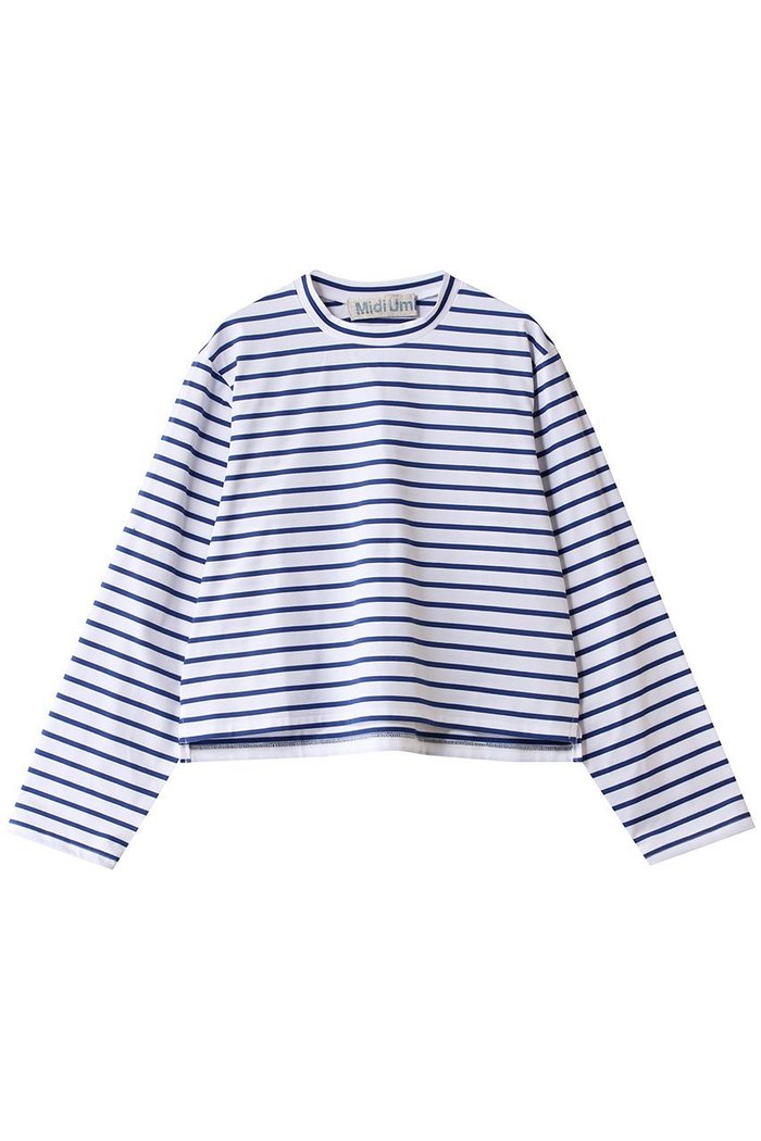 【ミディウミ/MidiUmi】のBD basic T Tシャツ インテリア・キッズ・メンズ・レディースファッション・服の通販 founy(ファウニー) https://founy.com/ ファッション Fashion レディースファッション Fashion for Women トップス・カットソー Cut & Sew Tops シャツ・ブラウス・オフィスカジュアル Elegant Blouses & Button-Ups ロングTシャツ・Tシャツ Longline T-Shirts & Tees カットソー・ベーシックTシャツ Cut-and-Sewn Tops / Stretch Tees & Basics ショート Short, Short Length スリット Slit, Slit Detail スリーブ Sleeve, Long Sleeve / Short Sleeve トレンド Trend, Trending Now バランス Balance, Style Balance ボーダー Border, Stripe ロング Long, Long-Length 定番 Standard, Basic Item |ID: prp329100004929952 ipo3291000000036999210
