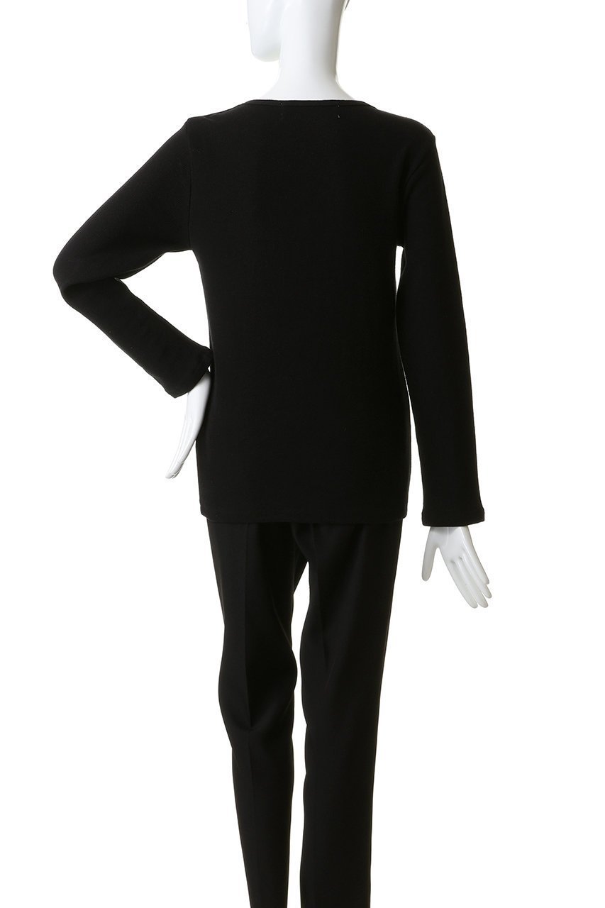 【ミディウミ/MidiUmi】のhenry neck PO プルオーバー 人気、トレンドファッション・服の通販 founy(ファニー) 　ファッション　Fashion　レディースファッション　Fashion for Women　トップス・カットソー　Cut & Sew Tops　シャツ・ブラウス・オフィスカジュアル　Elegant Blouses & Button-Ups　ロングTシャツ・Tシャツ　Longline T-Shirts & Tees　カジュアルプルオーバー・ニットトップス　Pullovers & Knit Tops / Casual Pullovers　カットソー・ベーシックTシャツ　Cut-and-Sewn Tops / Stretch Tees & Basics　エレガント 上品　Elegant　シンプル　Simple, Minimal　スリーブ　Sleeve, Long Sleeve / Short Sleeve　デニム　Denim, Jeans Material　バランス　Balance, Style Balance　ロング　Long, Long-Length　other-4|ID: prp329100004929962 ipo3291000000036999347