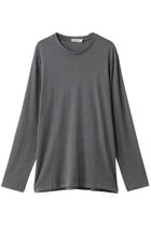 【ベアフット ドリームズ/BAREFOOT DREAMS / MEN】の【MEN】【MALIBU COLLECTION】スラブ バーンアウト カットネック ロングスリーブT チャコールグレー|ID: prp329100004929965 ipo3291000000036999371