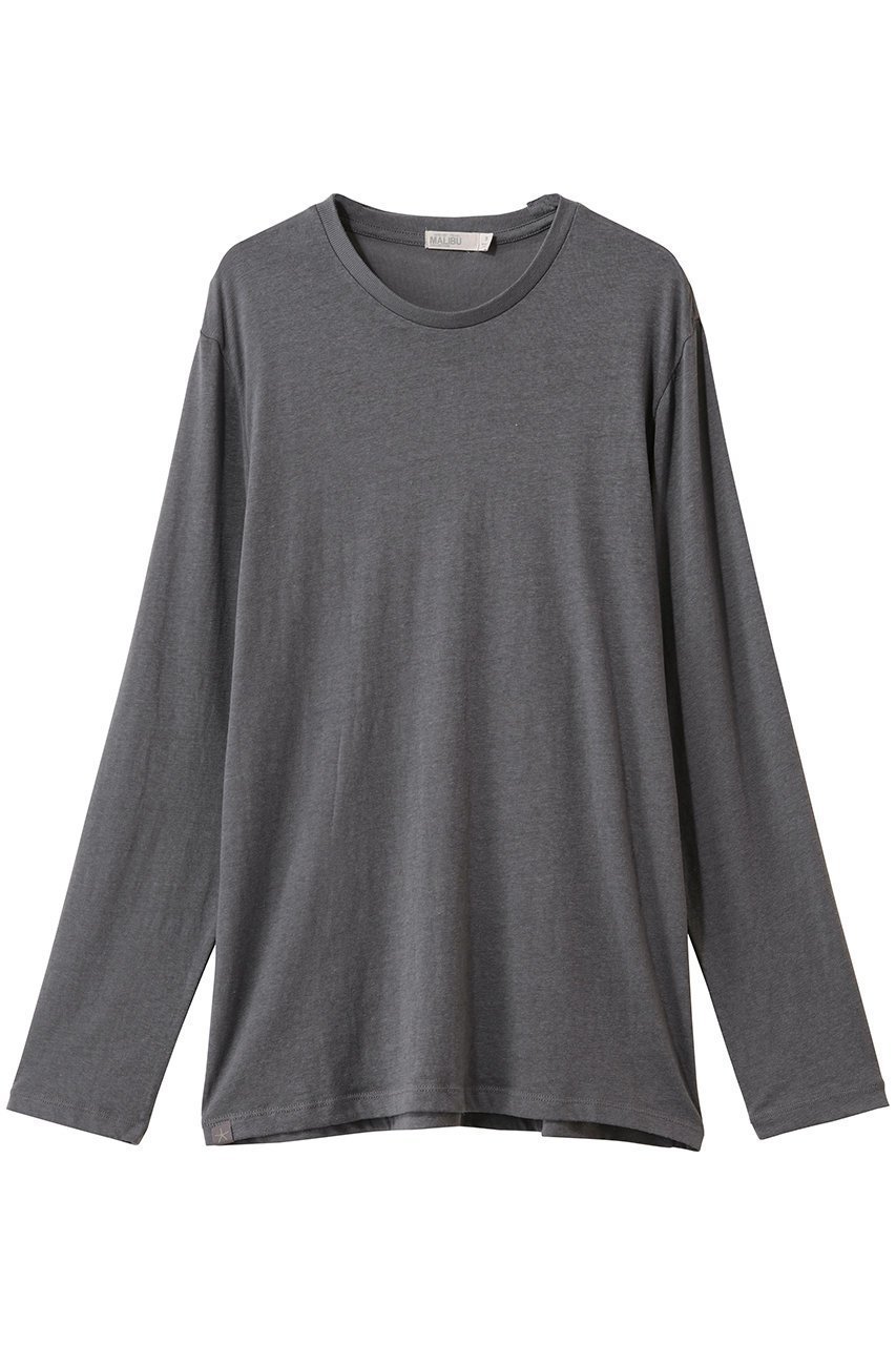 【ベアフット ドリームズ/BAREFOOT DREAMS / MEN】の【MEN】【MALIBU COLLECTION】スラブ バーンアウト カットネック ロングスリーブT インテリア・キッズ・メンズ・レディースファッション・服の通販 founy(ファニー) 　ファッション　Fashion　メンズファッション　Fashion for Men　トップス・カットソー　Cut & Sew Tops　メンズシャツ　Shirts　インナー　Innerwear　ジャケット　Jacket, Outerwear　スリーブ　Sleeve, Long Sleeve / Short Sleeve　プレミアム　Premium, High-End　ロング　Long, Long-Length　チャコールグレー|ID: prp329100004929965 ipo3291000000036999371