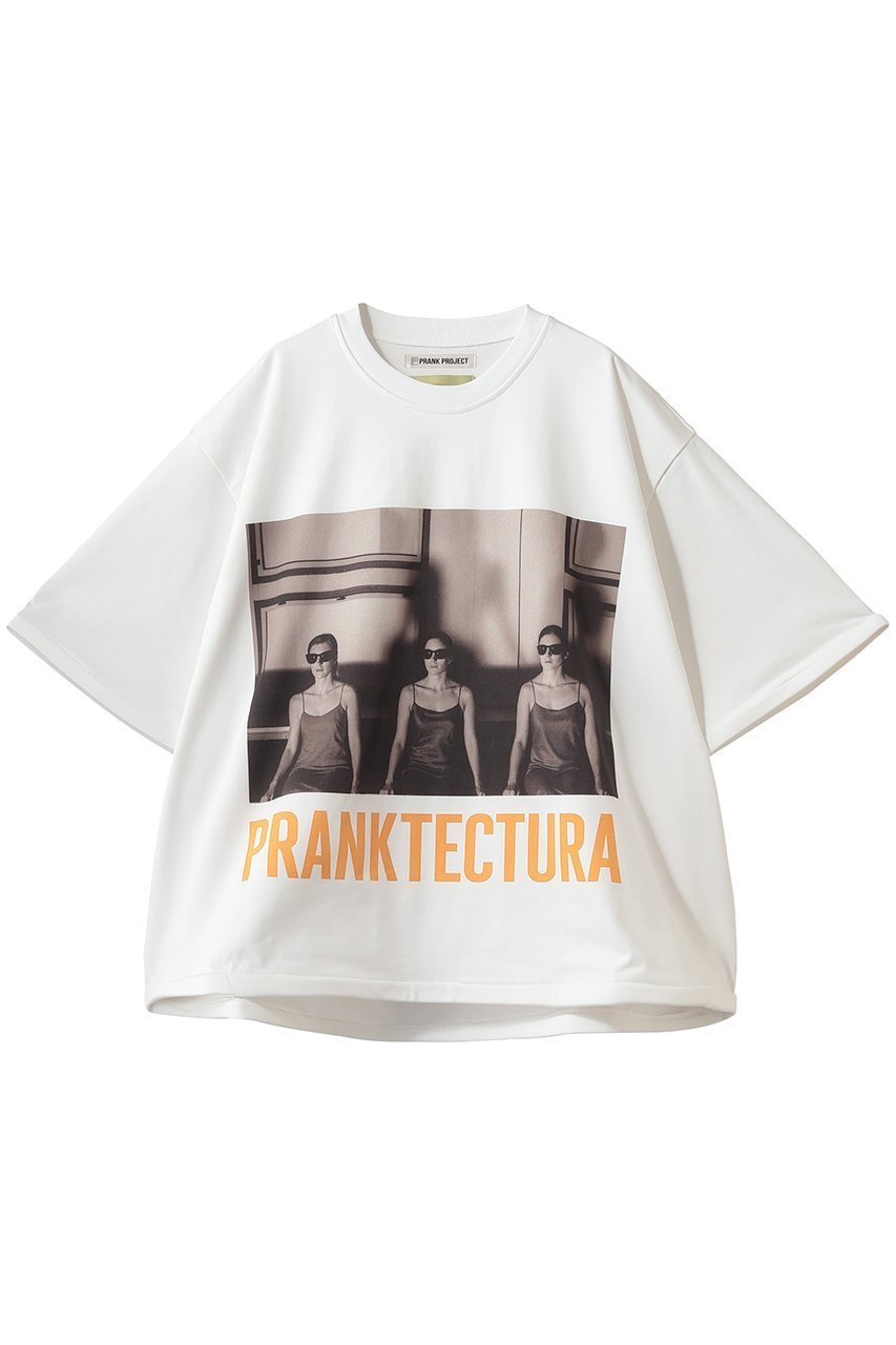 【プランク プロジェクト/PRANK PROJECT】の裾ボーンTシャツ インテリア・キッズ・メンズ・レディースファッション・服の通販 founy(ファニー) 　ファッション　Fashion　レディースファッション　Fashion for Women　トップス・カットソー　Cut & Sew Tops　シャツ・ブラウス・オフィスカジュアル　Elegant Blouses & Button-Ups　ロングTシャツ・Tシャツ　Longline T-Shirts & Tees　カットソー・ベーシックTシャツ　Cut-and-Sewn Tops / Stretch Tees & Basics　グラフィック　Graphic, Graphic Design　ショート　Short, Short Length　スリーブ　Sleeve, Long Sleeve / Short Sleeve　ビッグ　Big, Oversized　フォルム　Silhouette, Form　プリント　Print, Printed Pattern　ワイヤー　Wire, Wired Bra　WHT(ホワイト)|ID: prp329100004929967 ipo3291000000036999390