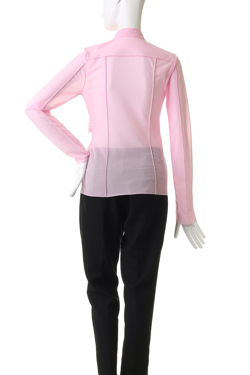 【プランク プロジェクト/PRANK PROJECT】のフリルジャージーシャツ 人気、トレンドファッション・服の通販 founy(ファニー) 　ファッション　Fashion　レディースファッション　Fashion for Women　トップス・カットソー　Cut & Sew Tops　シャツ・ブラウス・オフィスカジュアル　Elegant Blouses & Button-Ups　ロングTシャツ・Tシャツ　Longline T-Shirts & Tees　カットソー・ベーシックTシャツ　Cut-and-Sewn Tops / Stretch Tees & Basics　おすすめ　Recommended / Our Picks　コンパクト　Compact, Small Size　ストレッチ　Stretch, Stretchy Fabric　スリーブ　Sleeve, Long Sleeve / Short Sleeve　チュール　Tulip, Tulip Motif　デニム　Denim, Jeans Material　バランス　Balance, Style Balance　フィット　Fit, Slim Fit　フリル　Frill, Ruffle　ボトム　Bottoms, Lower Wear　ロング　Long, Long-Length　other-4|ID: prp329100004929970 ipo3291000000036999438