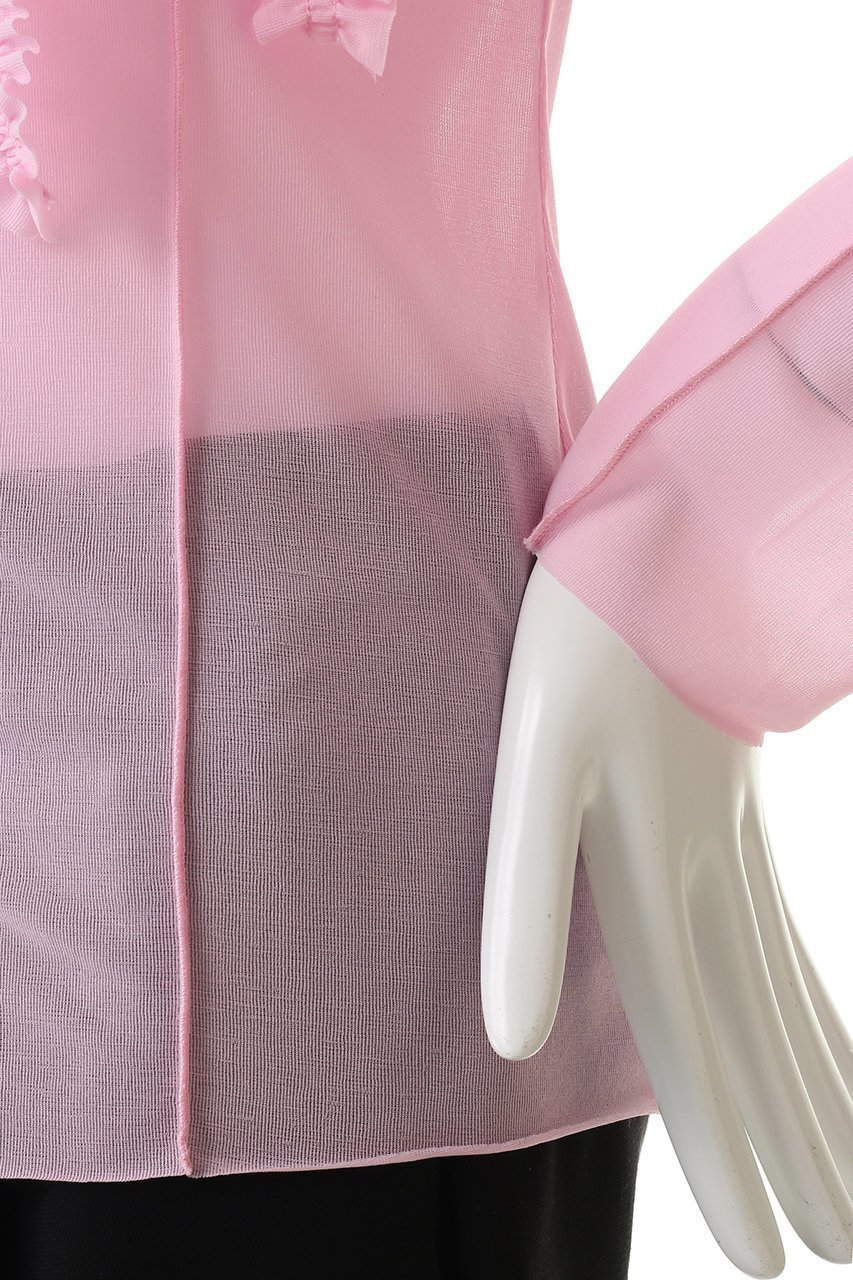 【プランク プロジェクト/PRANK PROJECT】のフリルジャージーシャツ 人気、トレンドファッション・服の通販 founy(ファニー) 　ファッション　Fashion　レディースファッション　Fashion for Women　トップス・カットソー　Cut & Sew Tops　シャツ・ブラウス・オフィスカジュアル　Elegant Blouses & Button-Ups　ロングTシャツ・Tシャツ　Longline T-Shirts & Tees　カットソー・ベーシックTシャツ　Cut-and-Sewn Tops / Stretch Tees & Basics　おすすめ　Recommended / Our Picks　コンパクト　Compact, Small Size　ストレッチ　Stretch, Stretchy Fabric　スリーブ　Sleeve, Long Sleeve / Short Sleeve　チュール　Tulip, Tulip Motif　デニム　Denim, Jeans Material　バランス　Balance, Style Balance　フィット　Fit, Slim Fit　フリル　Frill, Ruffle　ボトム　Bottoms, Lower Wear　ロング　Long, Long-Length　other-6|ID: prp329100004929970 ipo3291000000036999442