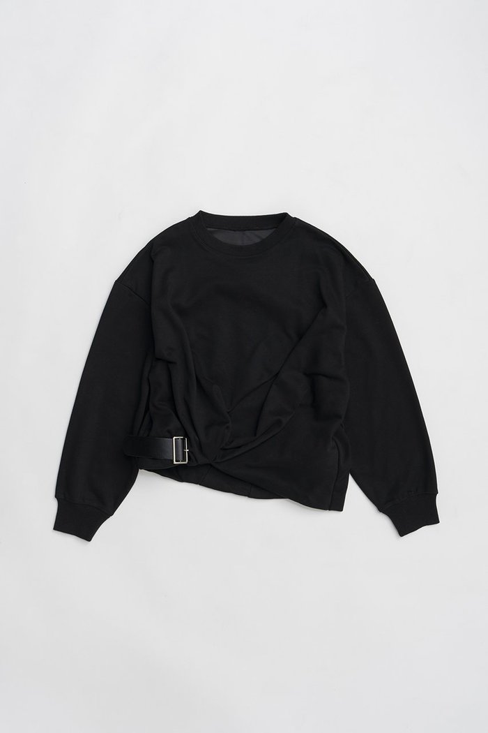 【プランク プロジェクト/PRANK PROJECT】のツイストベルテッドスウェット インテリア・キッズ・メンズ・レディースファッション・服の通販 founy(ファニー) https://founy.com/ ファッション Fashion レディースファッション Fashion for Women トップス・カットソー Cut & Sew Tops シャツ・ブラウス・オフィスカジュアル Elegant Blouses & Button-Ups レディースパーカー・カジュアルフーディー Casual Hoodies & Sweatshirts ロングTシャツ・Tシャツ Longline T-Shirts & Tees スウェット・クルーネックトップス Sweatshirts & Crewnecks / Relaxed Fit Sweat Tops カットソー・ベーシックTシャツ Cut-and-Sewn Tops / Stretch Tees & Basics スウェット / スエット Sweatshirt, Sweatwear ツイスト Tweed, Tweed Fabric ヘムライン Hemline, Bottom Cut エレガント 上品 Elegant |ID: prp329100004929972 ipo3291000000036999448