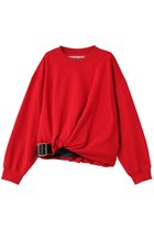 【プランク プロジェクト/PRANK PROJECT】のツイストベルテッドスウェット 人気、トレンドファッション・服の通販 founy(ファニー) ファッション Fashion レディースファッション Fashion for Women トップス・カットソー Cut & Sew Tops シャツ・ブラウス・オフィスカジュアル Elegant Blouses & Button-Ups レディースパーカー・カジュアルフーディー Casual Hoodies & Sweatshirts ロングTシャツ・Tシャツ Longline T-Shirts & Tees スウェット・クルーネックトップス Sweatshirts & Crewnecks / Relaxed Fit Sweat Tops カットソー・ベーシックTシャツ Cut-and-Sewn Tops / Stretch Tees & Basics スウェット / スエット Sweatshirt, Sweatwear ツイスト Tweed, Tweed Fabric ヘムライン Hemline, Bottom Cut エレガント 上品 Elegant 再入荷 Restock / Back in Stock thumbnail RED(レッド)|ID: prp329100004929972 ipo3291000000036999454