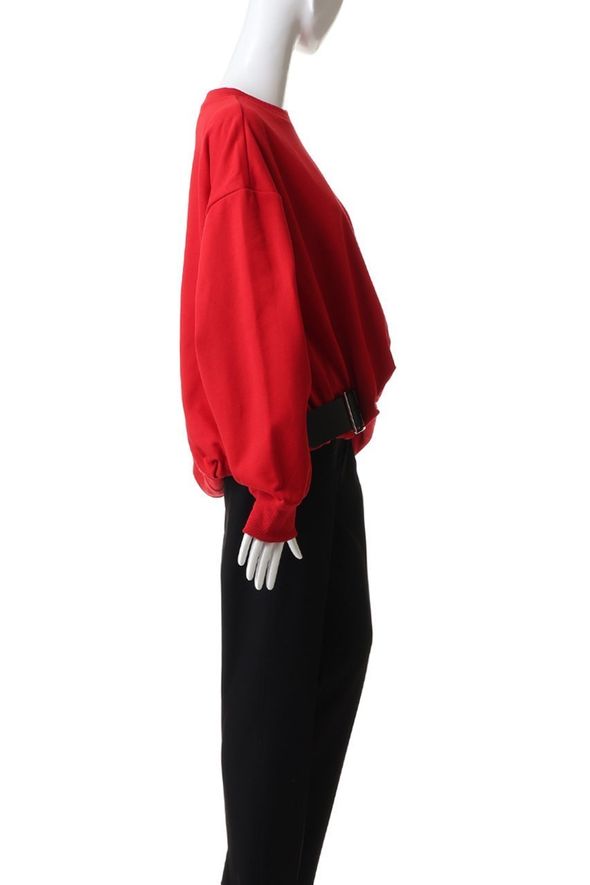 【プランク プロジェクト/PRANK PROJECT】のツイストベルテッドスウェット 人気、トレンドファッション・服の通販 founy(ファニー) 　ファッション　Fashion　レディースファッション　Fashion for Women　トップス・カットソー　Cut & Sew Tops　シャツ・ブラウス・オフィスカジュアル　Elegant Blouses & Button-Ups　レディースパーカー・カジュアルフーディー　Casual Hoodies & Sweatshirts　ロングTシャツ・Tシャツ　Longline T-Shirts & Tees　スウェット・クルーネックトップス　Sweatshirts & Crewnecks / Relaxed Fit Sweat Tops　カットソー・ベーシックTシャツ　Cut-and-Sewn Tops / Stretch Tees & Basics　スウェット / スエット　Sweatshirt, Sweatwear　ツイスト　Tweed, Tweed Fabric　ヘムライン　Hemline, Bottom Cut　エレガント 上品　Elegant　再入荷　Restock / Back in Stock　other-3|ID: prp329100004929972 ipo3291000000036999458