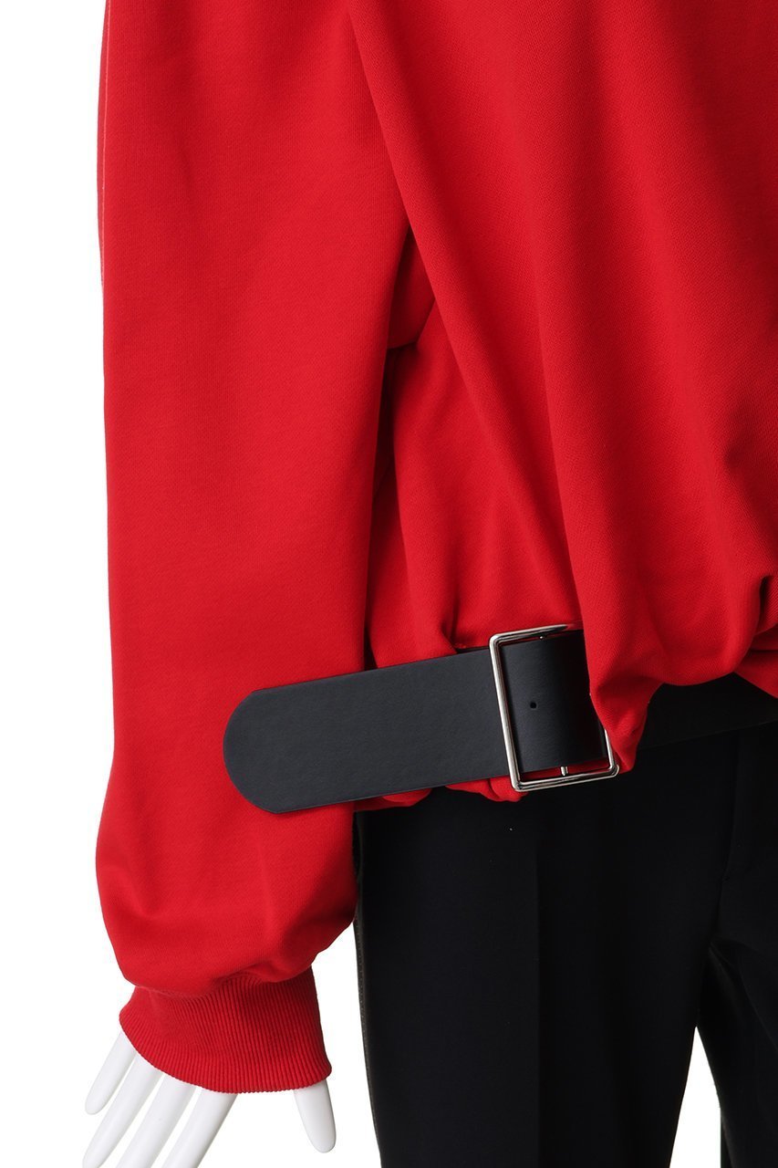 【プランク プロジェクト/PRANK PROJECT】のツイストベルテッドスウェット 人気、トレンドファッション・服の通販 founy(ファニー) 　ファッション　Fashion　レディースファッション　Fashion for Women　トップス・カットソー　Cut & Sew Tops　シャツ・ブラウス・オフィスカジュアル　Elegant Blouses & Button-Ups　レディースパーカー・カジュアルフーディー　Casual Hoodies & Sweatshirts　ロングTシャツ・Tシャツ　Longline T-Shirts & Tees　スウェット・クルーネックトップス　Sweatshirts & Crewnecks / Relaxed Fit Sweat Tops　カットソー・ベーシックTシャツ　Cut-and-Sewn Tops / Stretch Tees & Basics　スウェット / スエット　Sweatshirt, Sweatwear　ツイスト　Tweed, Tweed Fabric　ヘムライン　Hemline, Bottom Cut　エレガント 上品　Elegant　再入荷　Restock / Back in Stock　other-5|ID: prp329100004929972 ipo3291000000036999462