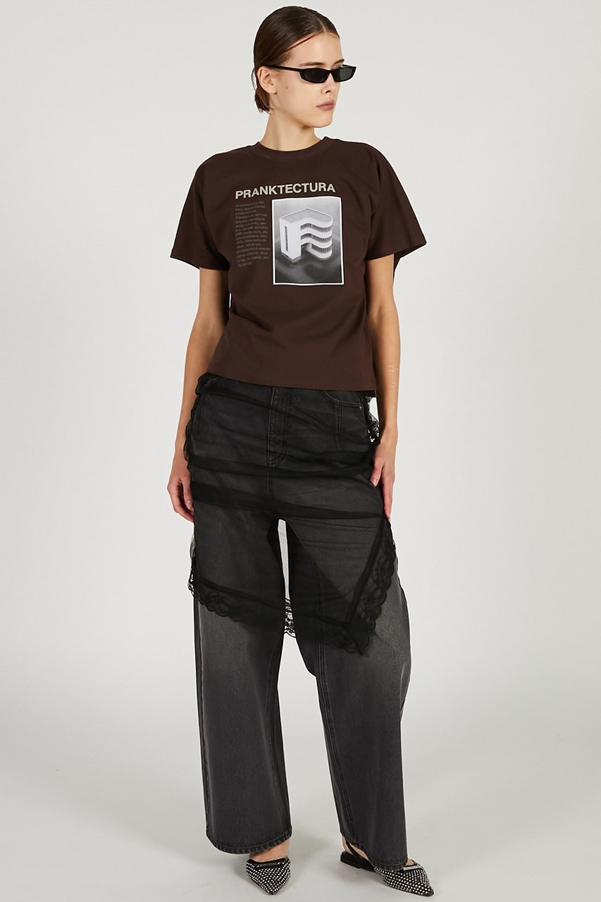 【プランク プロジェクト/PRANK PROJECT】のダブルTシャツ 人気、トレンドファッション・服の通販 founy(ファニー) 　ファッション　Fashion　レディースファッション　Fashion for Women　トップス・カットソー　Cut & Sew Tops　シャツ・ブラウス・オフィスカジュアル　Elegant Blouses & Button-Ups　ロングTシャツ・Tシャツ　Longline T-Shirts & Tees　カットソー・ベーシックTシャツ　Cut-and-Sewn Tops / Stretch Tees & Basics　グラフィック　Graphic, Graphic Design　ショート　Short, Short Length　スリーブ　Sleeve, Long Sleeve / Short Sleeve　ダブル　Double, Double-Breasted　プリント　Print, Printed Pattern　other-7|ID: prp329100004929976 ipo3291000000036999506