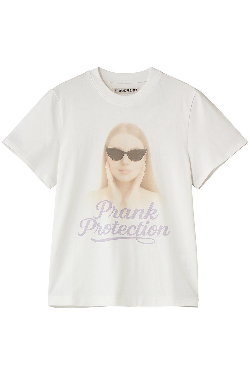 【プランク プロジェクト/PRANK PROJECT】のシンプルTシャツ インテリア・キッズ・メンズ・レディースファッション・服の通販 founy(ファニー) 　ファッション　Fashion　レディースファッション　Fashion for Women　トップス・カットソー　Cut & Sew Tops　シャツ・ブラウス・オフィスカジュアル　Elegant Blouses & Button-Ups　ロングTシャツ・Tシャツ　Longline T-Shirts & Tees　カットソー・ベーシックTシャツ　Cut-and-Sewn Tops / Stretch Tees & Basics　グラフィック　Graphic, Graphic Design　ショート　Short, Short Length　シンプル　Simple, Minimal　スリーブ　Sleeve, Long Sleeve / Short Sleeve　プリント　Print, Printed Pattern　WHT(ホワイト)|ID: prp329100004929977 ipo3291000000036999515