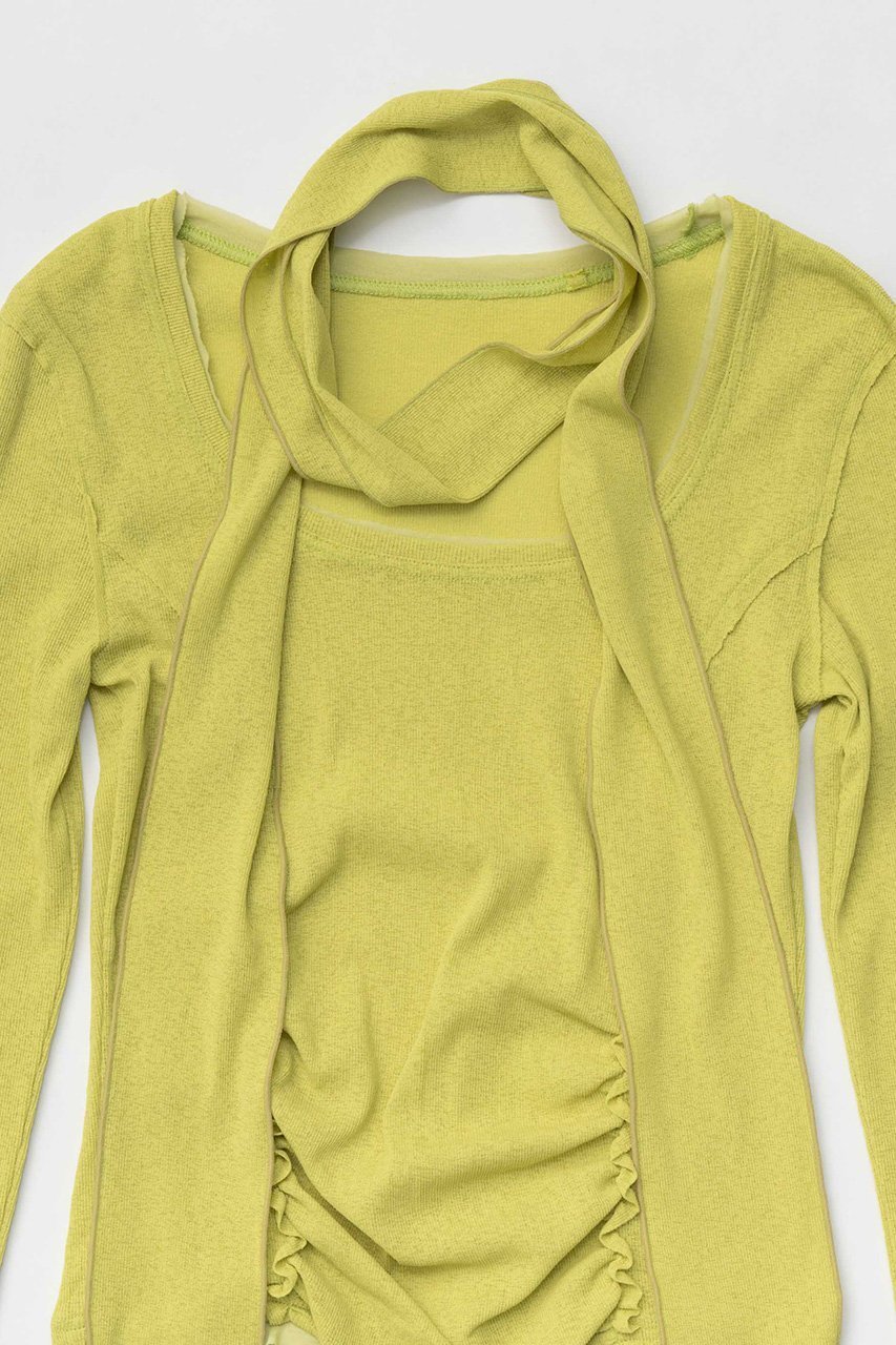 【メゾンスペシャル/MAISON SPECIAL】のShirring Square Tops/シャーリングスクエアトップス 人気、トレンドファッション・服の通販 founy(ファニー) 　ファッション　Fashion　レディースファッション　Fashion for Women　トップス・カットソー　Cut & Sew Tops　シャツ・ブラウス・オフィスカジュアル　Elegant Blouses & Button-Ups　ロングTシャツ・Tシャツ　Longline T-Shirts & Tees　カットソー・ベーシックTシャツ　Cut-and-Sewn Tops / Stretch Tees & Basics　インナー　Innerwear　コンパクト　Compact, Small Size　シャーリング　Shirring, Ruched　シンプル　Simple, Minimal　スカーフ　Scarf, Neckwear　スリーブ　Sleeve, Long Sleeve / Short Sleeve　ロング　Long, Long-Length　夏　Summer　other-2|ID: prp329100004929980 ipo3291000000036999559