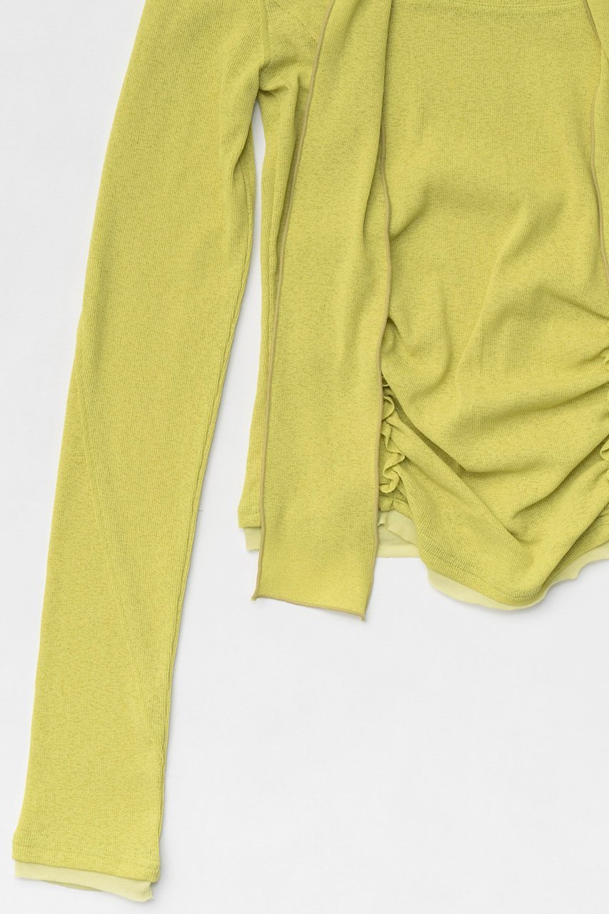 【メゾンスペシャル/MAISON SPECIAL】のShirring Square Tops/シャーリングスクエアトップス 人気、トレンドファッション・服の通販 founy(ファニー) 　ファッション　Fashion　レディースファッション　Fashion for Women　トップス・カットソー　Cut & Sew Tops　シャツ・ブラウス・オフィスカジュアル　Elegant Blouses & Button-Ups　ロングTシャツ・Tシャツ　Longline T-Shirts & Tees　カットソー・ベーシックTシャツ　Cut-and-Sewn Tops / Stretch Tees & Basics　インナー　Innerwear　コンパクト　Compact, Small Size　シャーリング　Shirring, Ruched　シンプル　Simple, Minimal　スカーフ　Scarf, Neckwear　スリーブ　Sleeve, Long Sleeve / Short Sleeve　ロング　Long, Long-Length　夏　Summer　other-3|ID: prp329100004929980 ipo3291000000036999561