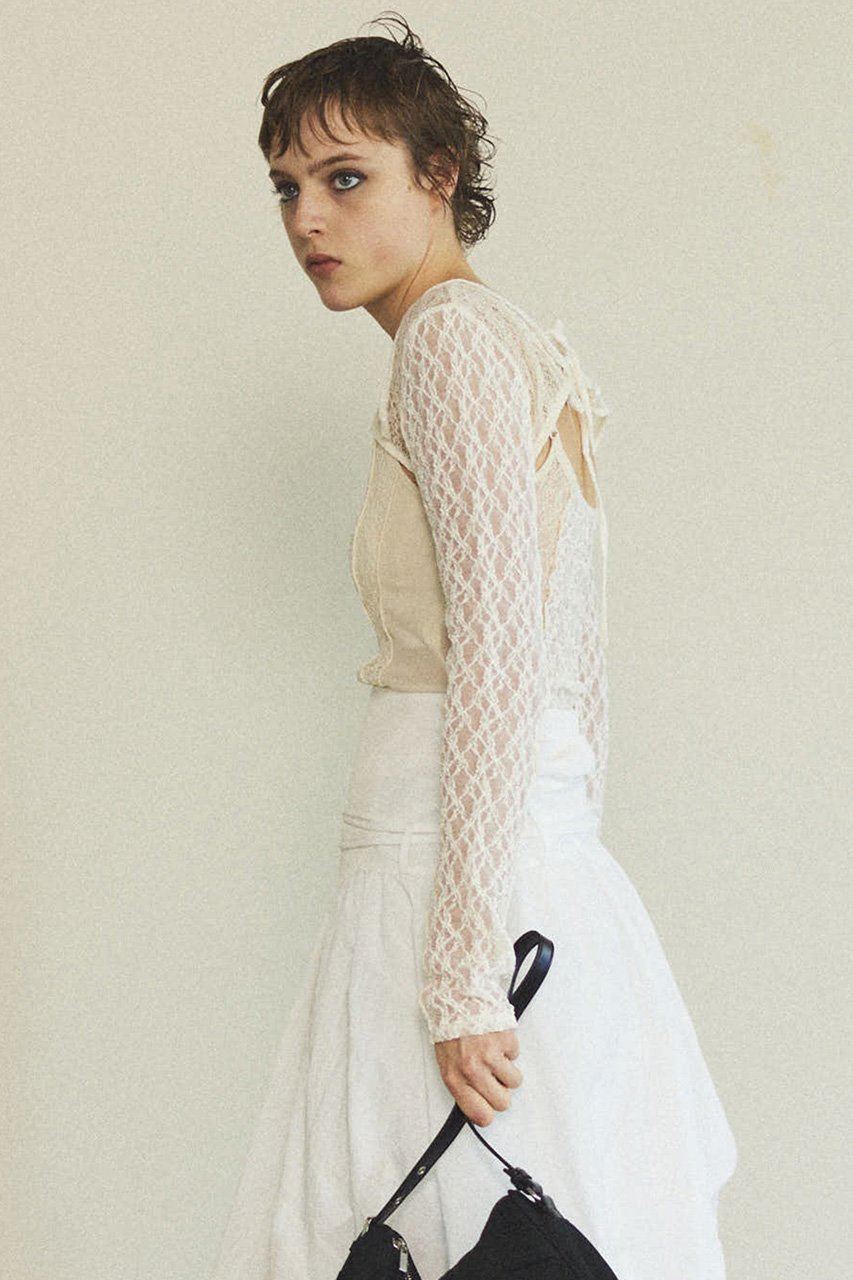 【メゾンスペシャル/MAISON SPECIAL】のMultiway Lace Bolero Camisole Set/マルチウェイレースボレロキャミソールセット 人気、トレンドファッション・服の通販 founy(ファニー) 　ファッション　Fashion　レディースファッション　Fashion for Women　アウター　Coat / Outerwear Collection　ボレロ・ショート丈ジャケット / ドレス羽織りに　Boleros & Short Jackets　トップス・カットソー　Cut & Sew Tops　キャミソール&ノースリーブ　Camisoles & Sleeveless Tops　シャツ・ブラウス・オフィスカジュアル　Elegant Blouses & Button-Ups　ロングTシャツ・Tシャツ　Longline T-Shirts & Tees　カットソー・ベーシックTシャツ　Cut-and-Sewn Tops / Stretch Tees & Basics　インナー　Innerwear　キャミソール　Camisole, Spaghetti Strap Top　キャミワンピース　Cami Dress, Slip Dress　シアー　Sheer, See-Through　ジャケット　Jacket, Outerwear　ストレッチ　Stretch, Stretchy Fabric　タンク　Tank Top, Sleeveless Top　ビスチェ　Bustier, Corset Top　ボレロ　Bolero, Short Cardigan　ミリタリー　Military, Army Style　レース　Lace, Lace Fabric　おすすめ　Recommended / Our Picks　other-8|ID: prp329100004929983 ipo3291000000036999590