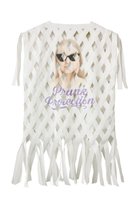 【プランク プロジェクト/PRANK PROJECT】のフェイスプリントリボンTシャツ 人気、トレンドファッション・服の通販 founy(ファニー) ファッション Fashion レディースファッション Fashion for Women トップス・カットソー Cut & Sew Tops シャツ・ブラウス・オフィスカジュアル Elegant Blouses & Button-Ups ロングTシャツ・Tシャツ Longline T-Shirts & Tees カットソー・ベーシックTシャツ Cut-and-Sewn Tops / Stretch Tees & Basics インナー Innerwear ショート Short, Short Length スリーブ Sleeve, Long Sleeve / Short Sleeve プリント Print, Printed Pattern メッシュ Mesh, Net Fabric thumbnail WHT(ホワイト)|ID: prp329100004929995 ipo3291000000036999758