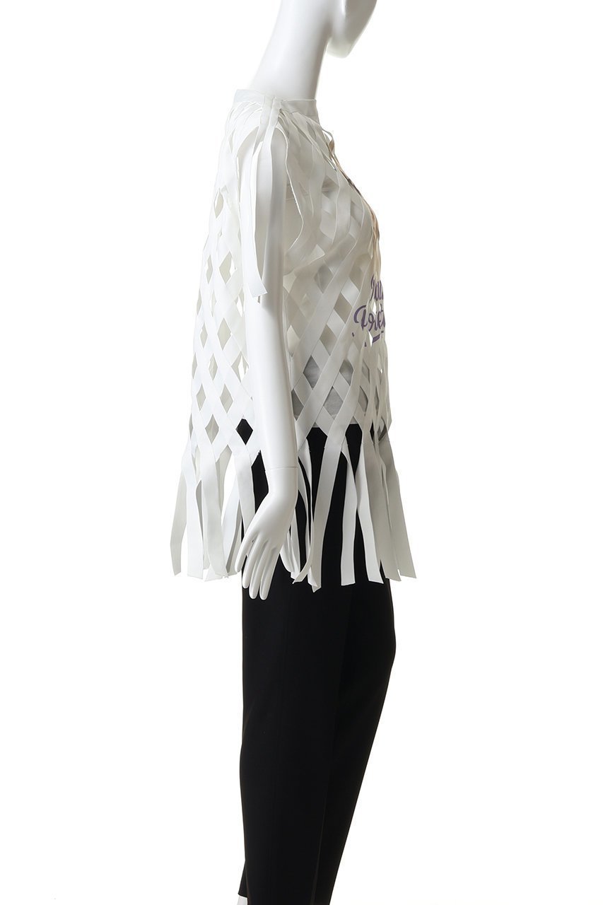 【プランク プロジェクト/PRANK PROJECT】のフェイスプリントリボンTシャツ 人気、トレンドファッション・服の通販 founy(ファニー) 　ファッション　Fashion　レディースファッション　Fashion for Women　トップス・カットソー　Cut & Sew Tops　シャツ・ブラウス・オフィスカジュアル　Elegant Blouses & Button-Ups　ロングTシャツ・Tシャツ　Longline T-Shirts & Tees　カットソー・ベーシックTシャツ　Cut-and-Sewn Tops / Stretch Tees & Basics　インナー　Innerwear　ショート　Short, Short Length　スリーブ　Sleeve, Long Sleeve / Short Sleeve　プリント　Print, Printed Pattern　メッシュ　Mesh, Net Fabric　other-3|ID: prp329100004929995 ipo3291000000036999762