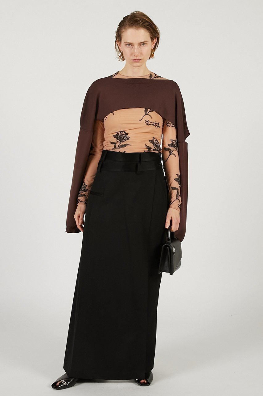 【プランク プロジェクト/PRANK PROJECT】のフラワーエンブロイダリートップス 人気、トレンドファッション・服の通販 founy(ファニー) 　ファッション　Fashion　レディースファッション　Fashion for Women　トップス・カットソー　Cut & Sew Tops　シャツ・ブラウス・オフィスカジュアル　Elegant Blouses & Button-Ups　ロングTシャツ・Tシャツ　Longline T-Shirts & Tees　カットソー・ベーシックTシャツ　Cut-and-Sewn Tops / Stretch Tees & Basics　おすすめ　Recommended / Our Picks　インナー　Innerwear　ジャケット　Jacket, Outerwear　スリーブ　Sleeve, Long Sleeve / Short Sleeve　チュール　Tulip, Tulip Motif　ロング　Long, Long-Length　手描き　Hand-Drawn, Illustrated　other-8|ID: prp329100004930005 ipo3291000000036999914