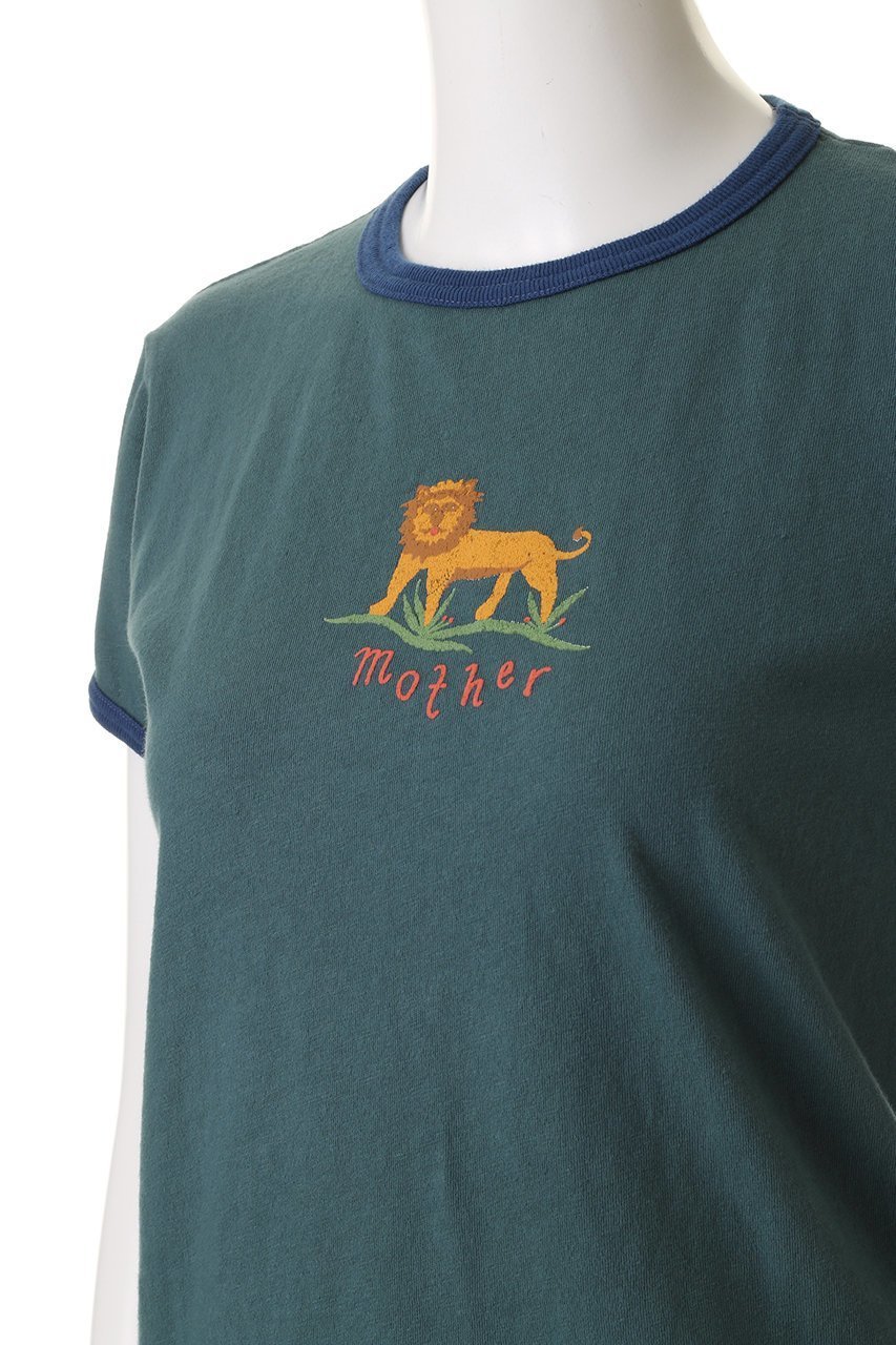 【マザー/MOTHER】の【LIL】THE GOODIE RINGER ライオンプリント リンガーTシャツ (LLN) 人気、トレンドファッション・服の通販 founy(ファニー) 　ファッション　Fashion　レディースファッション　Fashion for Women　トップス・カットソー　Cut & Sew Tops　シャツ・ブラウス・オフィスカジュアル　Elegant Blouses & Button-Ups　ロングTシャツ・Tシャツ　Longline T-Shirts & Tees　カットソー・ベーシックTシャツ　Cut-and-Sewn Tops / Stretch Tees & Basics　おすすめ　Recommended / Our Picks　オレンジ　Orange　グラフィック　Graphic, Graphic Design　ショート　Short, Short Length　スリーブ　Sleeve, Long Sleeve / Short Sleeve　デニム　Denim, Jeans Material　フロント　Front, Front Design　プリント　Print, Printed Pattern　ボトム　Bottoms, Lower Wear　手描き　Hand-Drawn, Illustrated　other-5|ID: prp329100004930021 ipo3291000000037000075