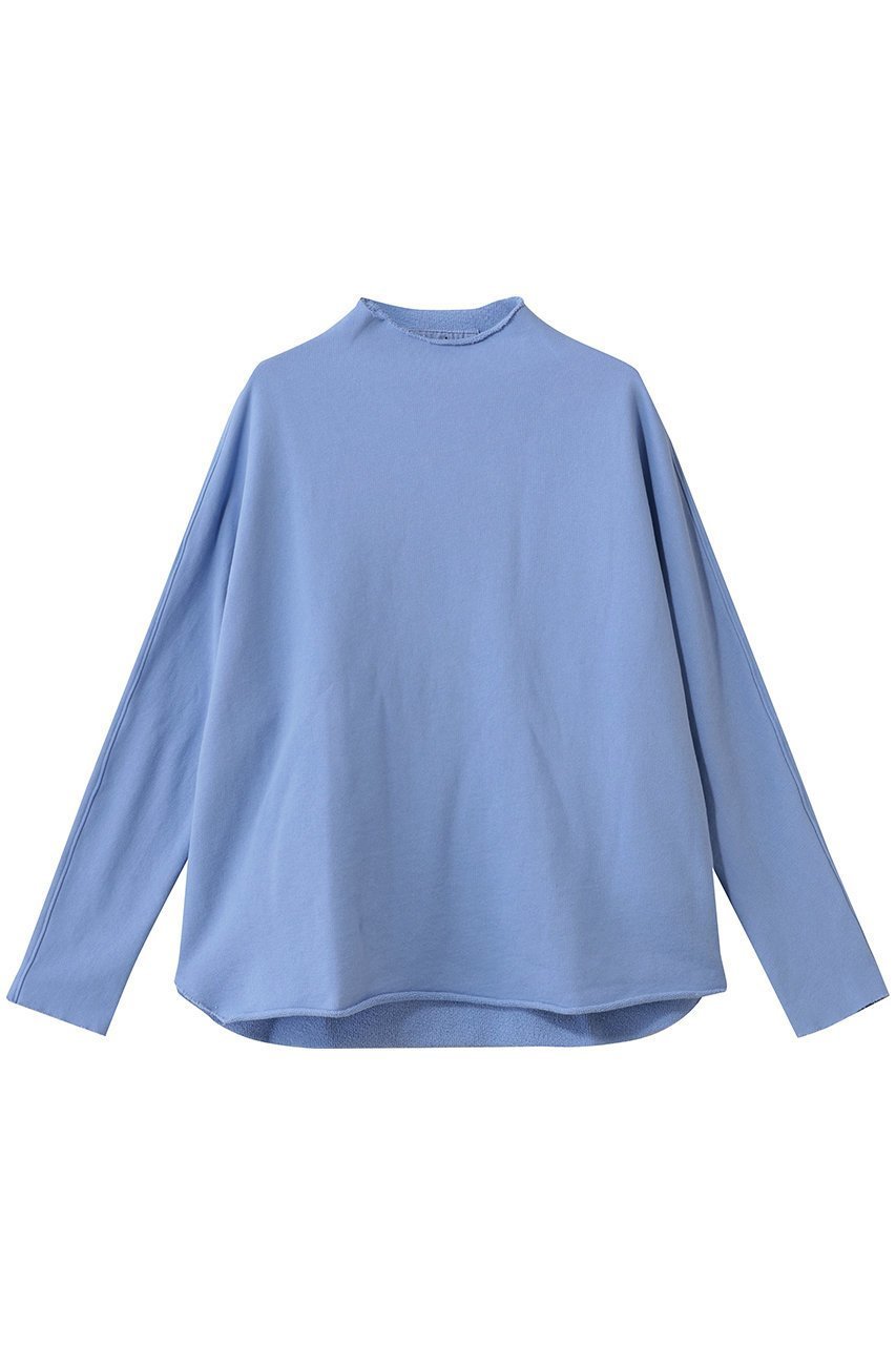 【フランク&アイリーン/Frank&Eileen】のEFFIE TRIPLE TERRY モックネックロングスリーブカットソー インテリア・キッズ・メンズ・レディースファッション・服の通販 founy(ファニー) 　ファッション　Fashion　レディースファッション　Fashion for Women　トップス・カットソー　Cut & Sew Tops　シャツ・ブラウス・オフィスカジュアル　Elegant Blouses & Button-Ups　ロングTシャツ・Tシャツ　Longline T-Shirts & Tees　カットソー・ベーシックTシャツ　Cut-and-Sewn Tops / Stretch Tees & Basics　カットソー　Cut and Sewn Top　スリーブ　Sleeve, Long Sleeve / Short Sleeve　リラックス　Relax, Relaxed Fit　ロング　Long, Long-Length　エレガント 上品　Elegant　ライトブルー|ID: prp329100004930024 ipo3291000000037000097