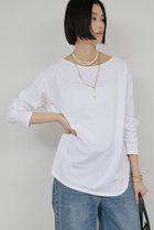 【ガリャルダガランテ/GALLARDAGALANTE】のラウンドヘムTee 人気、トレンドファッション・服の通販 founy(ファニー) ファッション Fashion レディースファッション Fashion for Women トップス・カットソー Cut & Sew Tops シャツ・ブラウス・オフィスカジュアル Elegant Blouses & Button-Ups ロングTシャツ・Tシャツ Longline T-Shirts & Tees カットソー・ベーシックTシャツ Cut-and-Sewn Tops / Stretch Tees & Basics カットソー Cut and Sewn Top スリーブ Sleeve, Long Sleeve / Short Sleeve ベーシック Basic, Essential ロング Long, Long-Length 洗える Machine Washable thumbnail ホワイト|ID: prp329100004930065 ipo3291000000037000622