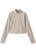 【ミズイロ インド/mizuiro ind】のmock neck T shirt シャツ beige|ID: prp329100004930081 ipo3291000000037000790