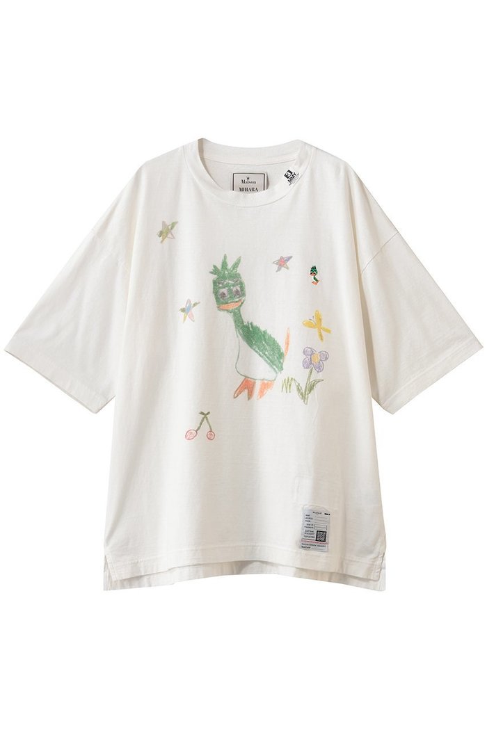 【メゾン ミハラヤスヒロ/Maison MIHARA YASUHIRO / MEN】の【MEN】【Maison MIHARA YASUHIRO】LEON KIDS DOODLE Tシャツ インテリア・キッズ・メンズ・レディースファッション・服の通販 founy(ファニー) https://founy.com/ ファッション Fashion メンズファッション Fashion for Men トップス・カットソー Cut & Sew Tops メンズシャツ Shirts インナー Innerwear カーディガン Cardigan, Knitwear ショート Short, Short Length ジャケット Jacket, Outerwear スリーブ Sleeve, Long Sleeve / Short Sleeve プリント Print, Printed Pattern ワイド Wide, Wide Fit |ID: prp329100004930097 ipo3291000000037000933
