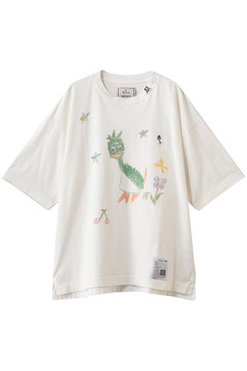 【メゾン ミハラヤスヒロ/Maison MIHARA YASUHIRO / MEN】の【MEN】【Maison MIHARA YASUHIRO】LEON KIDS DOODLE Tシャツ 人気、トレンドファッション・服の通販 founy(ファニー) ファッション Fashion メンズファッション Fashion for Men トップス・カットソー Cut & Sew Tops メンズシャツ Shirts インナー Innerwear カーディガン Cardigan, Knitwear ショート Short, Short Length ジャケット Jacket, Outerwear スリーブ Sleeve, Long Sleeve / Short Sleeve プリント Print, Printed Pattern ワイド Wide, Wide Fit |ID:prp329100004930097