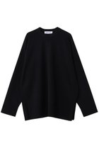 【エンフォルド/ENFOLD】のMEN S LIKE BOX PULLOVER 人気、トレンドファッション・服の通販 founy(ファニー) ファッション Fashion レディースファッション Fashion for Women トップス・カットソー Cut & Sew Tops シャツ・ブラウス・オフィスカジュアル Elegant Blouses & Button-Ups ロングTシャツ・Tシャツ Longline T-Shirts & Tees カジュアルプルオーバー・ニットトップス Pullovers & Knit Tops / Casual Pullovers カットソー・ベーシックTシャツ Cut-and-Sewn Tops / Stretch Tees & Basics スウェット / スエット Sweatshirt, Sweatwear スリット Slit, Slit Detail スリーブ Sleeve, Long Sleeve / Short Sleeve マニッシュ Mannish, Boyish ミックス Mix, Mixed Style ロング Long, Long-Length thumbnail ブラック|ID: prp329100004930110 ipo3291000000037001029