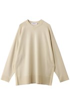 【エンフォルド/ENFOLD】のMEN S LIKE BOX PULLOVER 人気、トレンドファッション・服の通販 founy(ファニー) ファッション Fashion レディースファッション Fashion for Women トップス・カットソー Cut & Sew Tops シャツ・ブラウス・オフィスカジュアル Elegant Blouses & Button-Ups ロングTシャツ・Tシャツ Longline T-Shirts & Tees カジュアルプルオーバー・ニットトップス Pullovers & Knit Tops / Casual Pullovers カットソー・ベーシックTシャツ Cut-and-Sewn Tops / Stretch Tees & Basics スウェット / スエット Sweatshirt, Sweatwear スリット Slit, Slit Detail スリーブ Sleeve, Long Sleeve / Short Sleeve マニッシュ Mannish, Boyish ミックス Mix, Mixed Style ロング Long, Long-Length thumbnail ベージュ|ID: prp329100004930110 ipo3291000000037001033