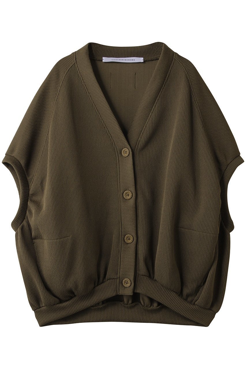 【コグ ザビッグスモーク/COGTHEBIGSMOKE】の25 NEELA PUFF SLEEVE CARDIGAN インテリア・キッズ・メンズ・レディースファッション・服の通販 founy(ファニー) 　ファッション　Fashion　レディースファッション　Fashion for Women　トップス・カットソー　Cut & Sew Tops　カーディガン・羽織り　Layered Style Cardigans　シャツ・ブラウス・オフィスカジュアル　Elegant Blouses & Button-Ups　ロングTシャツ・Tシャツ　Longline T-Shirts & Tees　カットソー・ベーシックTシャツ　Cut-and-Sewn Tops / Stretch Tees & Basics　カットソー　Cut and Sewn Top　カーディガン　Cardigan, Knitwear　ギャザー　Gathered, Ruffled　シンプル　Simple, Minimal　ドロップ　Drop Shoulder, Dropped Style　バランス　Balance, Style Balance　ワイド　Wide, Wide Fit　ブロンズ|ID: prp329100004930140 ipo3291000000037001320