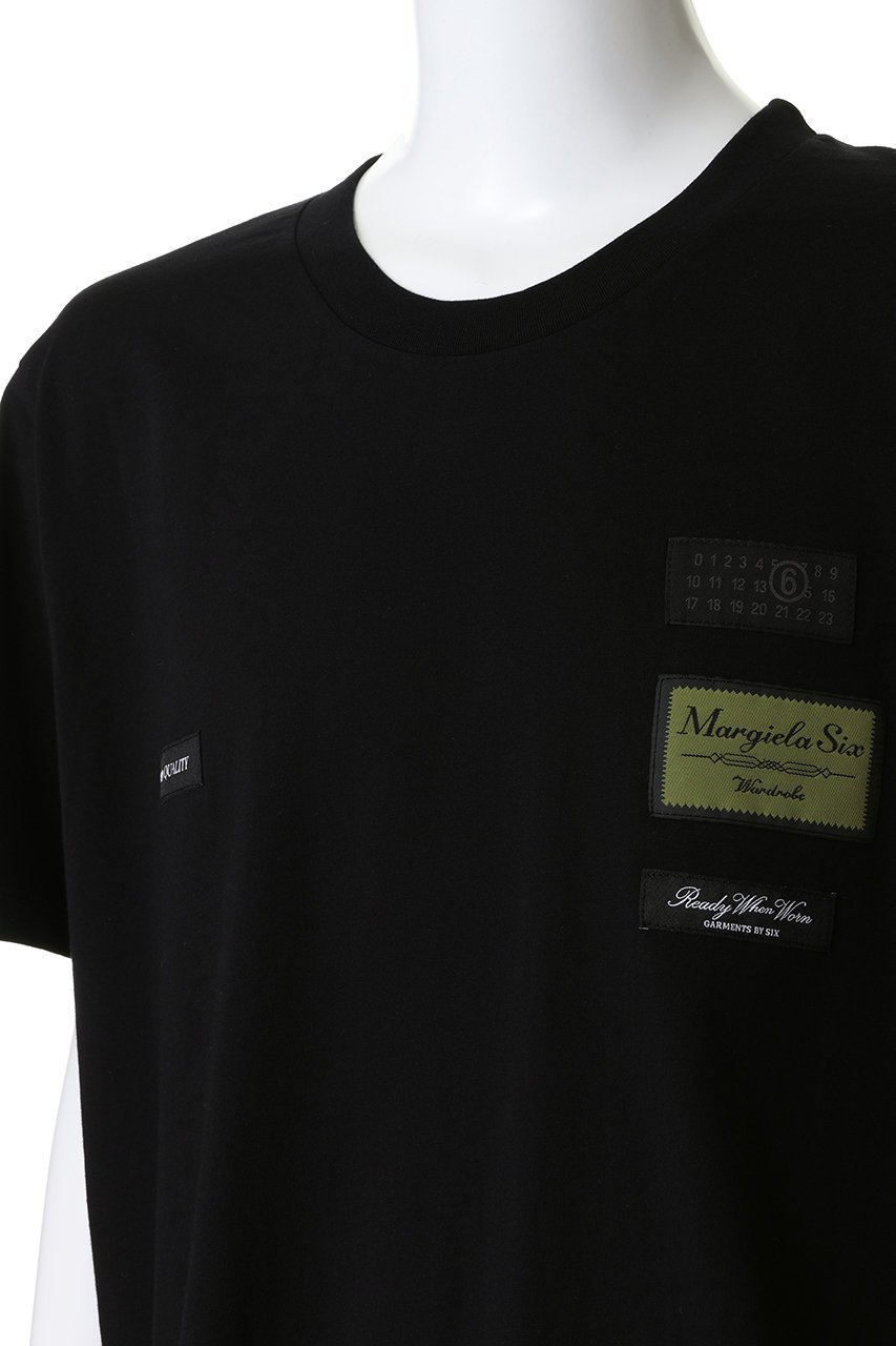 【エムエムシックス メゾンマルジェラ/MM6 Maison Margiela / MEN】の【MEN】ロゴTシャツ 人気、トレンドファッション・服の通販 founy(ファニー) 　ファッション　Fashion　メンズファッション　Fashion for Men　トップス・カットソー　Cut & Sew Tops　メンズシャツ　Shirts　インナー　Innerwear　カーディガン　Cardigan, Knitwear　ショート　Short, Short Length　ジャケット　Jacket, Outerwear　スリーブ　Sleeve, Long Sleeve / Short Sleeve　フロント　Front, Front Design　リラックス　Relax, Relaxed Fit　other-5|ID: prp329100004930161 ipo3291000000037001512