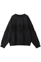 【プランク プロジェクト/PRANK PROJECT】のレーススウェット 人気、トレンドファッション・服の通販 founy(ファニー) ファッション Fashion レディースファッション Fashion for Women トップス・カットソー Cut & Sew Tops シャツ・ブラウス・オフィスカジュアル Elegant Blouses & Button-Ups レディースパーカー・カジュアルフーディー Casual Hoodies & Sweatshirts ロングTシャツ・Tシャツ Longline T-Shirts & Tees スウェット・クルーネックトップス Sweatshirts & Crewnecks / Relaxed Fit Sweat Tops カットソー・ベーシックTシャツ Cut-and-Sewn Tops / Stretch Tees & Basics シアー Sheer, See-Through スウェット / スエット Sweatshirt, Sweatwear トレンド Trend, Trending Now ボトム Bottoms, Lower Wear マニッシュ Mannish, Boyish モチーフ Motif, Design Theme レース Lace, Lace Fabric thumbnail BLK(ブラック)|ID: prp329100004930163 ipo3291000000037001516