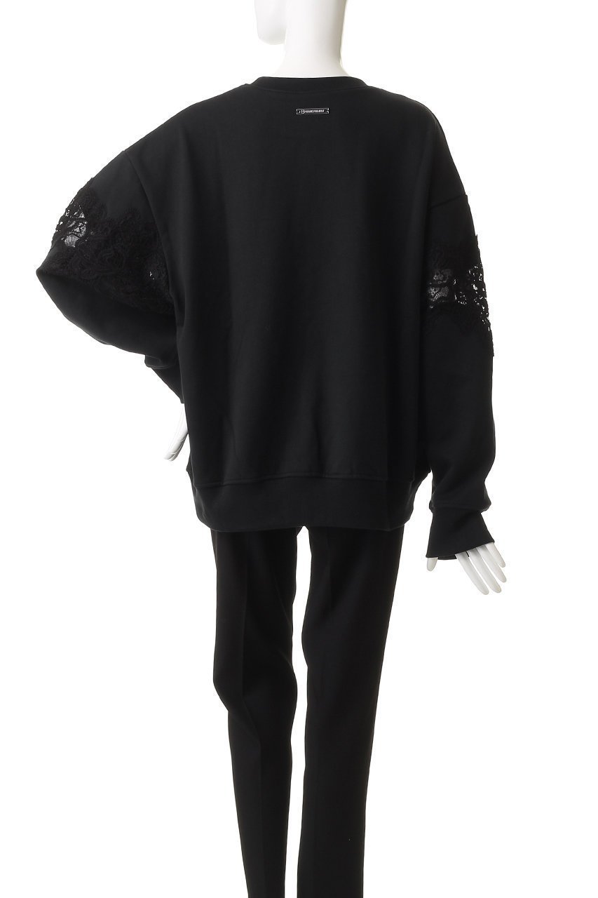 【プランク プロジェクト/PRANK PROJECT】のレーススウェット 人気、トレンドファッション・服の通販 founy(ファニー) 　ファッション　Fashion　レディースファッション　Fashion for Women　トップス・カットソー　Cut & Sew Tops　シャツ・ブラウス・オフィスカジュアル　Elegant Blouses & Button-Ups　レディースパーカー・カジュアルフーディー　Casual Hoodies & Sweatshirts　ロングTシャツ・Tシャツ　Longline T-Shirts & Tees　スウェット・クルーネックトップス　Sweatshirts & Crewnecks / Relaxed Fit Sweat Tops　カットソー・ベーシックTシャツ　Cut-and-Sewn Tops / Stretch Tees & Basics　シアー　Sheer, See-Through　スウェット / スエット　Sweatshirt, Sweatwear　トレンド　Trend, Trending Now　ボトム　Bottoms, Lower Wear　マニッシュ　Mannish, Boyish　モチーフ　Motif, Design Theme　レース　Lace, Lace Fabric　other-4|ID: prp329100004930163 ipo3291000000037001525