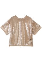 【メゾンスペシャル/MAISON SPECIAL】のSheer sequins Over T-Shirt/シアースパンコールオーバーTシャツ BGE(ベージュ)|ID: prp329100004930185 ipo3291000000037001791