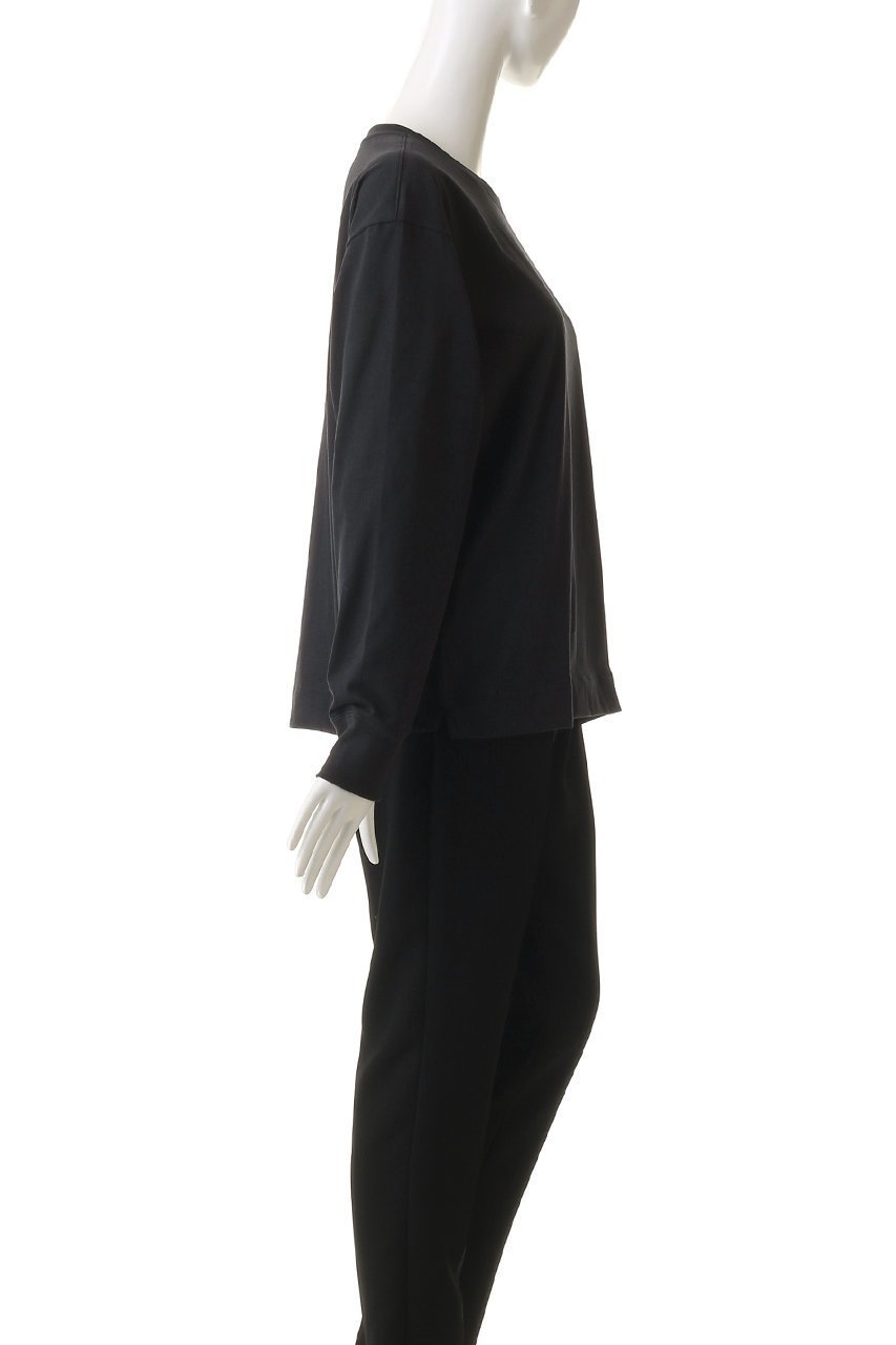 【エブール/ebure】のコットンロングスリーブTシャツ 人気、トレンドファッション・服の通販 founy(ファニー) 　ファッション　Fashion　レディースファッション　Fashion for Women　トップス・カットソー　Cut & Sew Tops　シャツ・ブラウス・オフィスカジュアル　Elegant Blouses & Button-Ups　ロングTシャツ・Tシャツ　Longline T-Shirts & Tees　カットソー・ベーシックTシャツ　Cut-and-Sewn Tops / Stretch Tees & Basics　インナー　Innerwear　コンパクト　Compact, Small Size　スリーブ　Sleeve, Long Sleeve / Short Sleeve　ロング　Long, Long-Length　定番　Standard, Basic Item　other-3|ID: prp329100004930186 ipo3291000000037001816