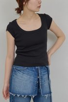 【ガリャルダガランテ/GALLARDAGALANTE】の【PEAS】コットンシルクチビTee ブラック|ID: prp329100004930205 ipo3291000000037002012