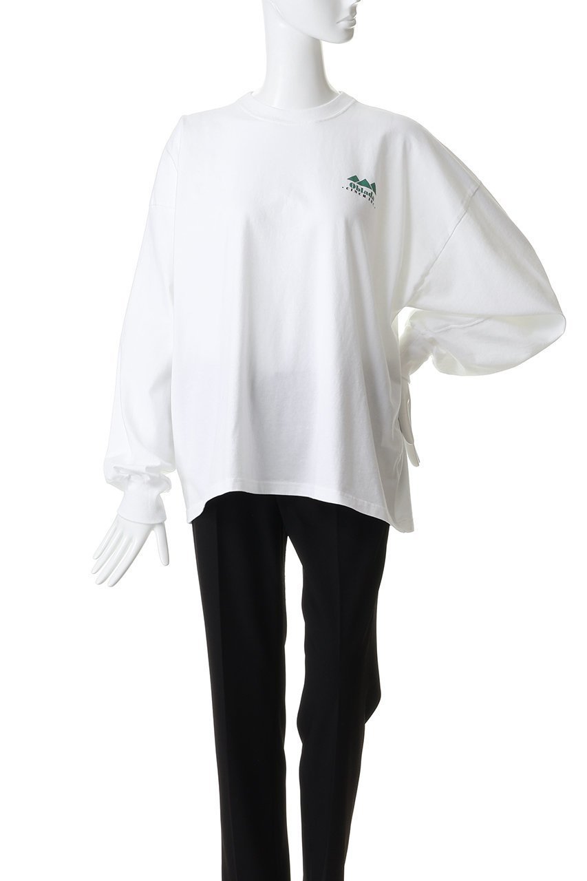 【オブラダ/Oblada】のFORMULA ONE ロングTシャツ 人気、トレンドファッション・服の通販 founy(ファニー) 　ファッション　Fashion　レディースファッション　Fashion for Women　トップス・カットソー　Cut & Sew Tops　シャツ・ブラウス・オフィスカジュアル　Elegant Blouses & Button-Ups　ロングTシャツ・Tシャツ　Longline T-Shirts & Tees　カットソー・ベーシックTシャツ　Cut-and-Sewn Tops / Stretch Tees & Basics　スリーブ　Sleeve, Long Sleeve / Short Sleeve　デニム　Denim, Jeans Material　フレア　Flare, Flared　プリント　Print, Printed Pattern　プリーツ　Pleats, Pleated　モチーフ　Motif, Design Theme　ロング　Long, Long-Length　other-2|ID: prp329100004930212 ipo3291000000037002096