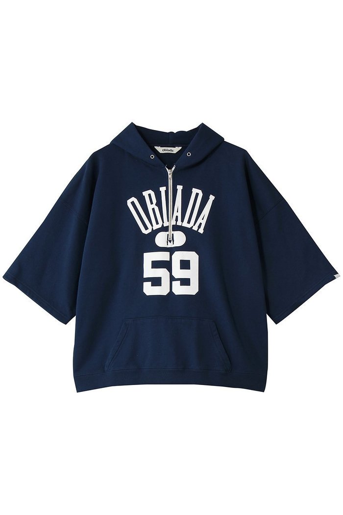 【オブラダ/Oblada】のハーフジップフーディー インテリア・キッズ・メンズ・レディースファッション・服の通販 founy(ファニー) https://founy.com/ ファッション Fashion レディースファッション Fashion for Women トップス・カットソー Cut & Sew Tops シャツ・ブラウス・オフィスカジュアル Elegant Blouses & Button-Ups レディースパーカー・カジュアルフーディー Casual Hoodies & Sweatshirts ロングTシャツ・Tシャツ Longline T-Shirts & Tees スウェット・クルーネックトップス Sweatshirts & Crewnecks / Relaxed Fit Sweat Tops カットソー・ベーシックTシャツ Cut-and-Sewn Tops / Stretch Tees & Basics おすすめ Recommended / Our Picks スリーブ Sleeve, Long Sleeve / Short Sleeve ヴィンテージ Vintage Style |ID: prp329100004930216 ipo3291000000037002129
