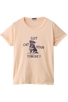 【マザー/MOTHER】のTHE BOXY GOODIE GOODIE ドッグプリントTシャツ (CGY) ベージュ|ID: prp329100004930235 ipo3291000000037002359