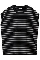 【ザ リラクス/THE RERACS】のボーダースリーブレスTシャツ 人気、トレンドファッション・服の通販 founy(ファニー) ファッション Fashion レディースファッション Fashion for Women トップス・カットソー Cut & Sew Tops シャツ・ブラウス・オフィスカジュアル Elegant Blouses & Button-Ups ロングTシャツ・Tシャツ Longline T-Shirts & Tees カットソー・ベーシックTシャツ Cut-and-Sewn Tops / Stretch Tees & Basics インナー Innerwear カッティング Cutting Detail ショルダー Shoulder, Shoulder Strap ショート Short, Short Length ジャケット Jacket, Outerwear スリーブ Sleeve, Long Sleeve / Short Sleeve ボーダー Border, Stripe モダン Modern, Contemporary ワイド Wide, Wide Fit 定番 Standard, Basic Item |ID:prp329100004930247